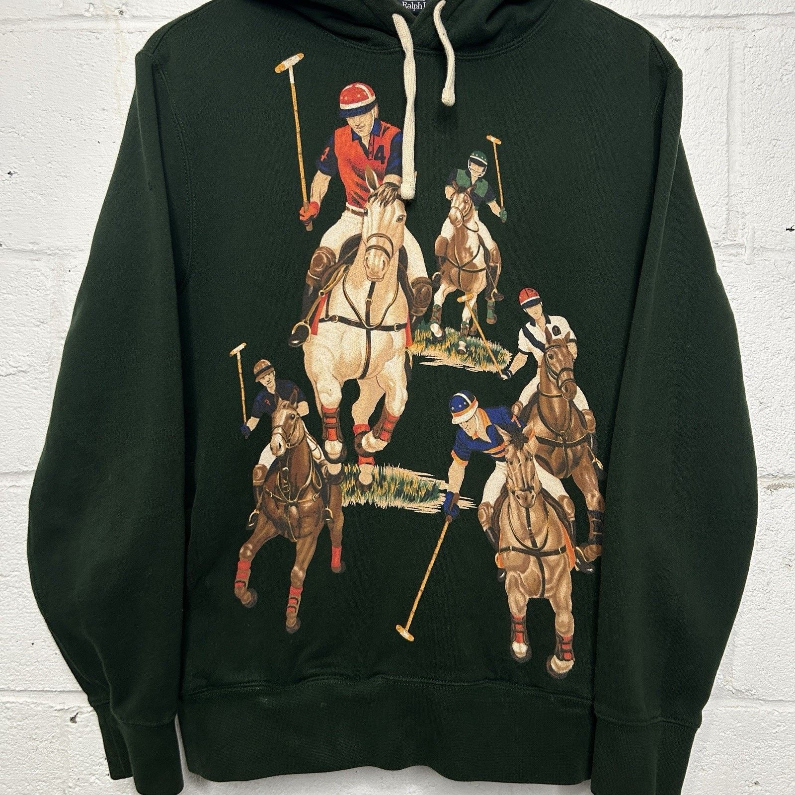 Polo Ralph Lauren Polo Ralph Lauren Iconic Five Horsemen Hoodie “Green” Size US S / EU 44-46 / 1 - 2 Thumbnail