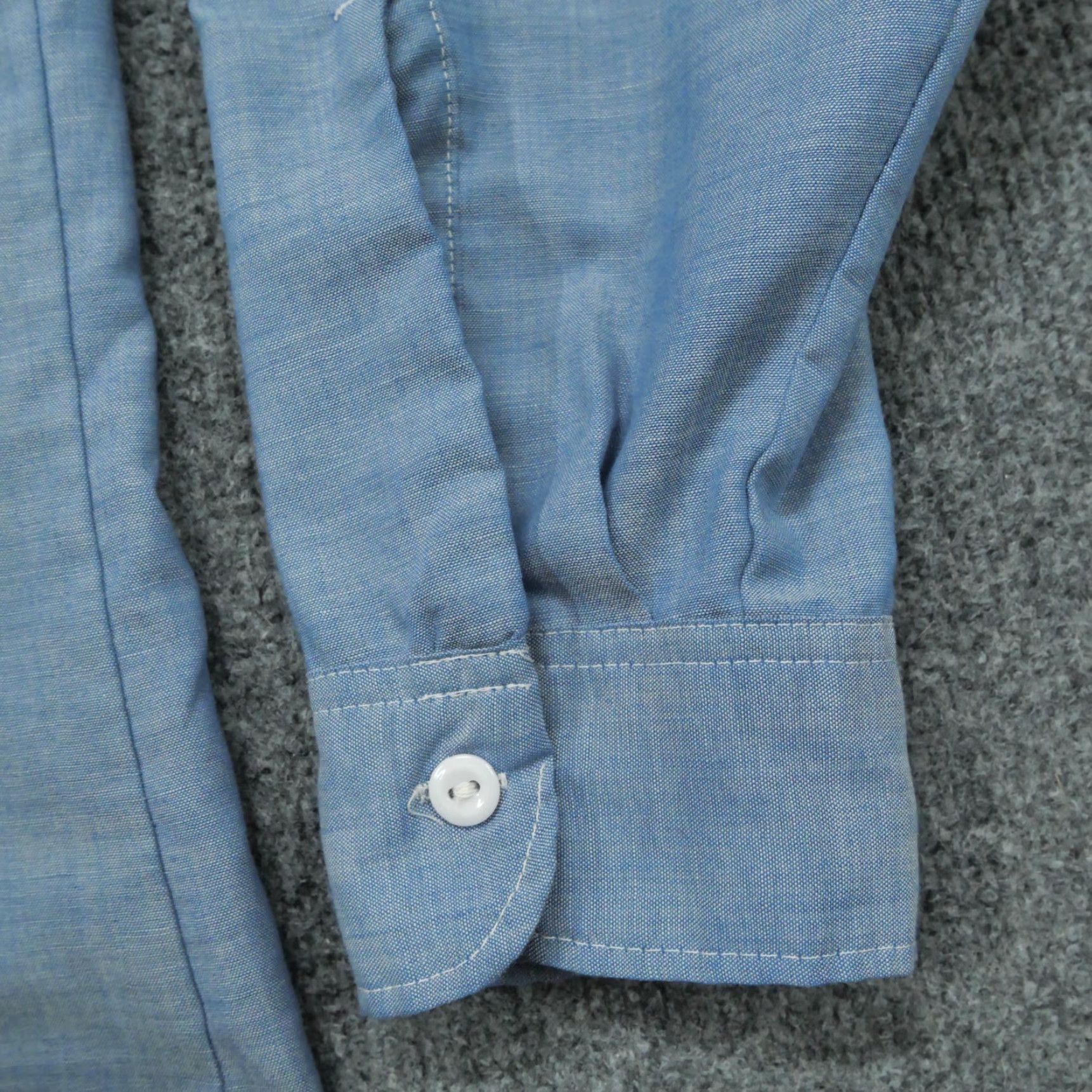 Vintage VINTAGE Big Mac Shirt Mens XL Blue Chambray Button Up Dog Puppy Art 70s Size US XL / EU 56 / 4 - 6 Thumbnail