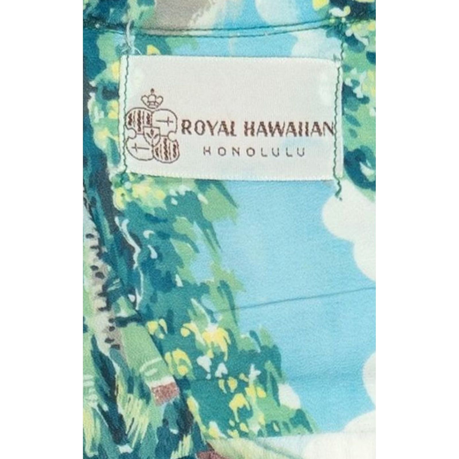 Vintage VINTAGE Royal Hawaiian Hawaiian Shirt Mens L Blue 1950s Decade Size US L / EU 52-54 / 3 - 5 Thumbnail