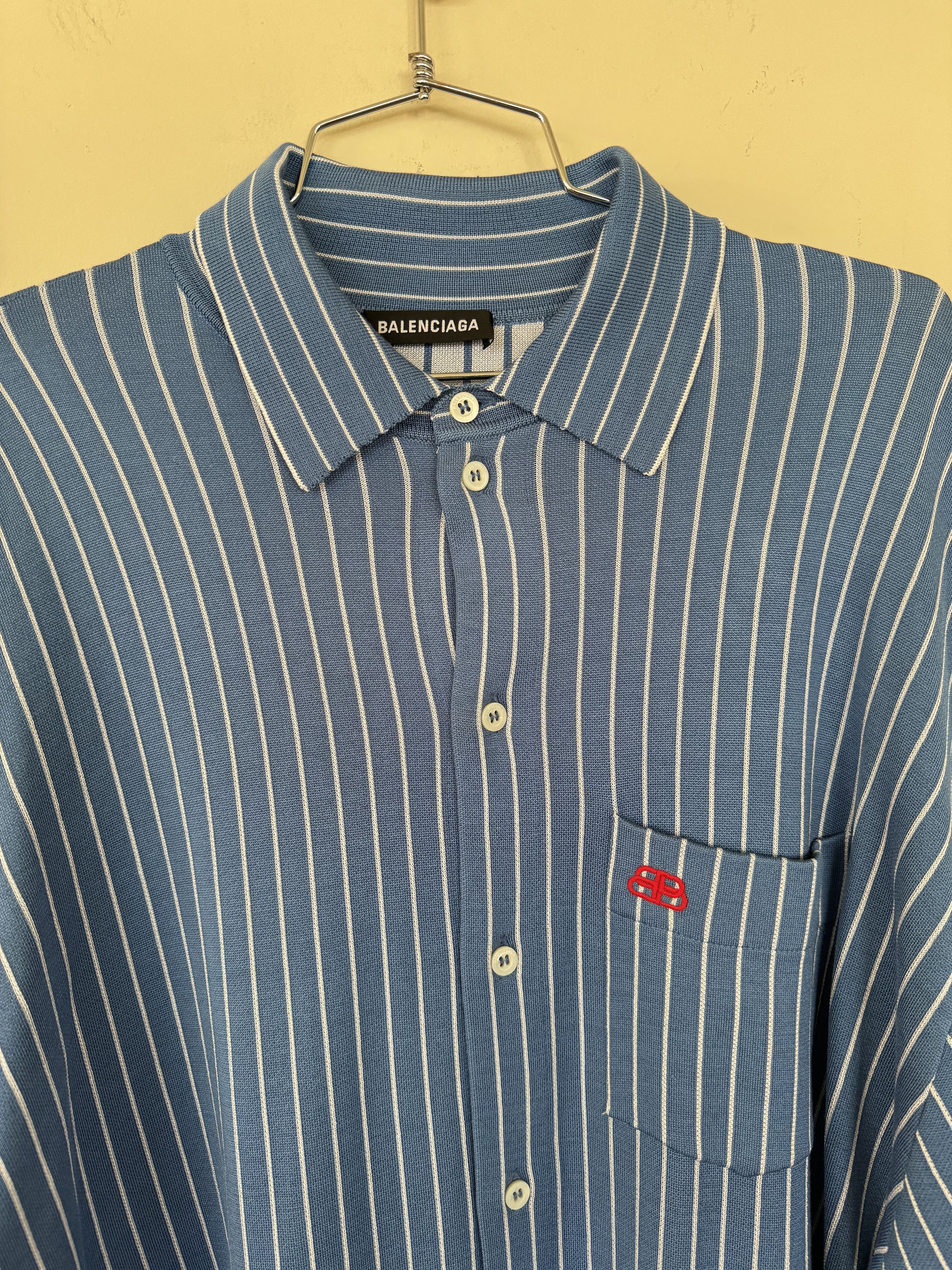 Balenciaga Balenciaga Logo Long Sleeve Size US XL / EU 56 / 4 - 3 Thumbnail