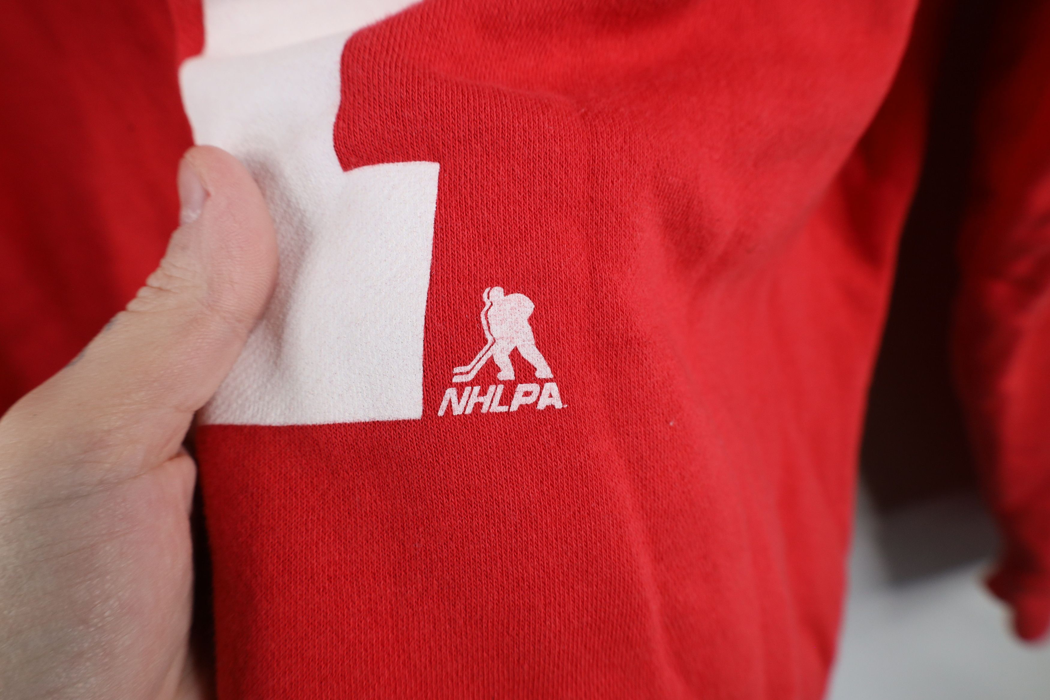 Vintage Fanatics Detroit Red Wings Hockey Jersey Hoodie Sweatshirt Size US XL / EU 56 / 4 - 11 Thumbnail