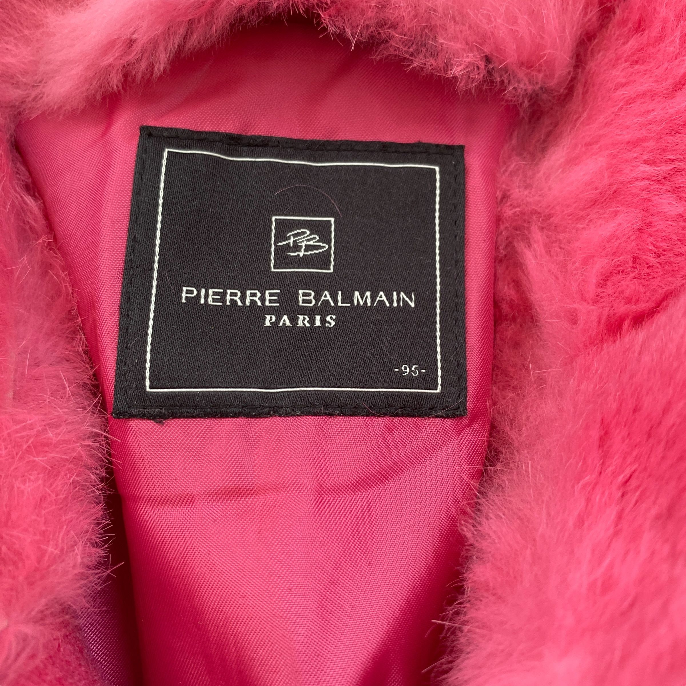 Balmain Vintage Pierre Balmain Paris Fur Jacket Size M / US 6-8 / IT 42-44 - 8 Thumbnail