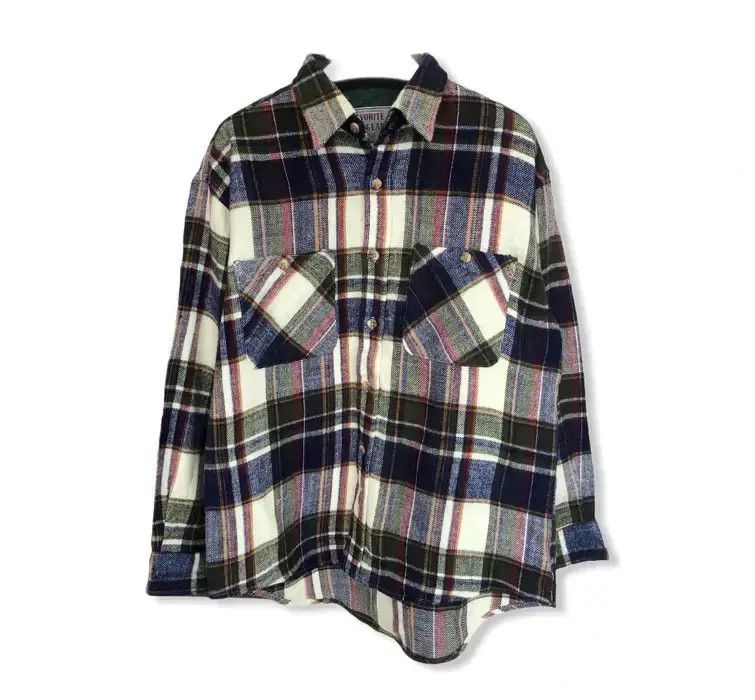 Flannel × Vintage Vintage Favorite Gear Plaid Tartan Flannel Shirr Size US M / EU 48-50 / 2 - 1 Thumbnail