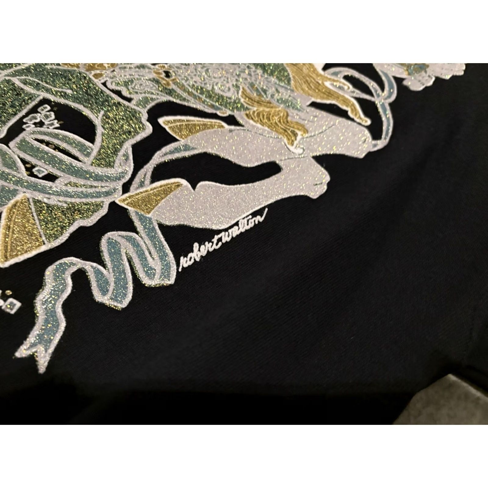 TEE JAYS VINTAGE Tee Jays Pullover Sweater Crewneck XL Black Men Long Sleeve 90s Retro Horse Coney Island Carousel Horses Size US XL / EU 56 / 4 - 4 Thumbnail