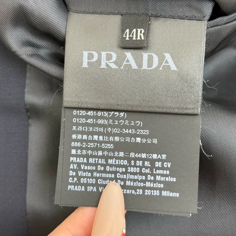 Prada Prada Dark blue wool suit 2502-Nextarrow Size 44R - 7 Thumbnail