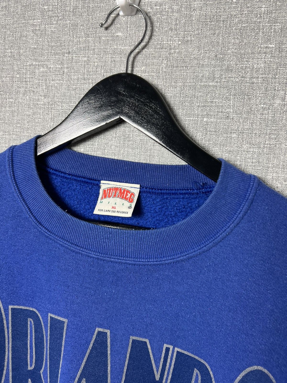 Nutmeg Vintage 90s Orlando Magic NBA Crewneck Sweatshirt Size US XL / EU 56 / 4 - 11 Thumbnail