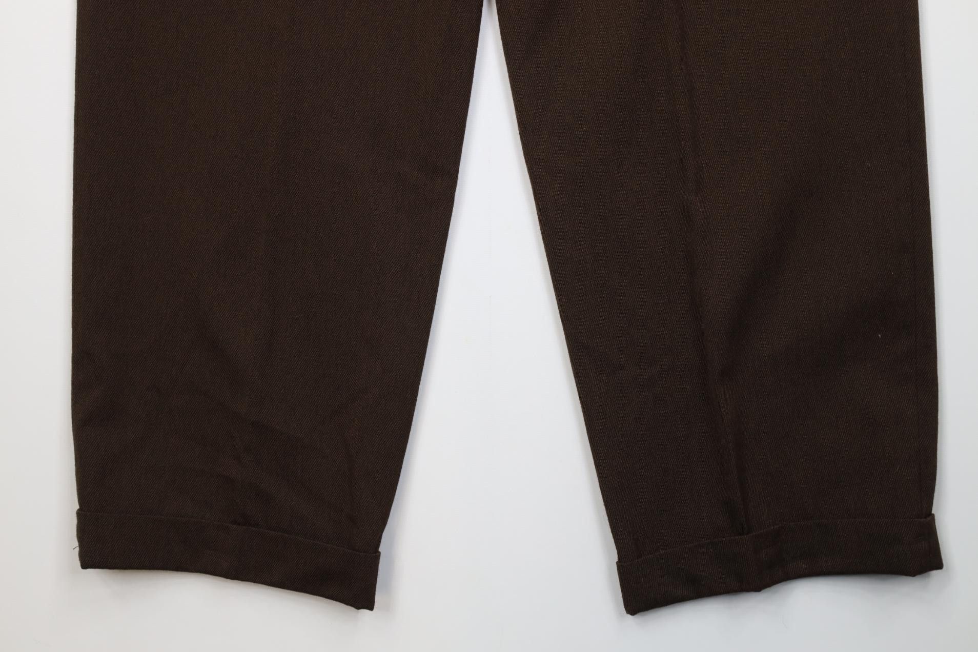 Vintage Vintage 90s Streetwear Gabardine Wide Leg Chino Pants Size US 36 / EU 52 - 13 Thumbnail