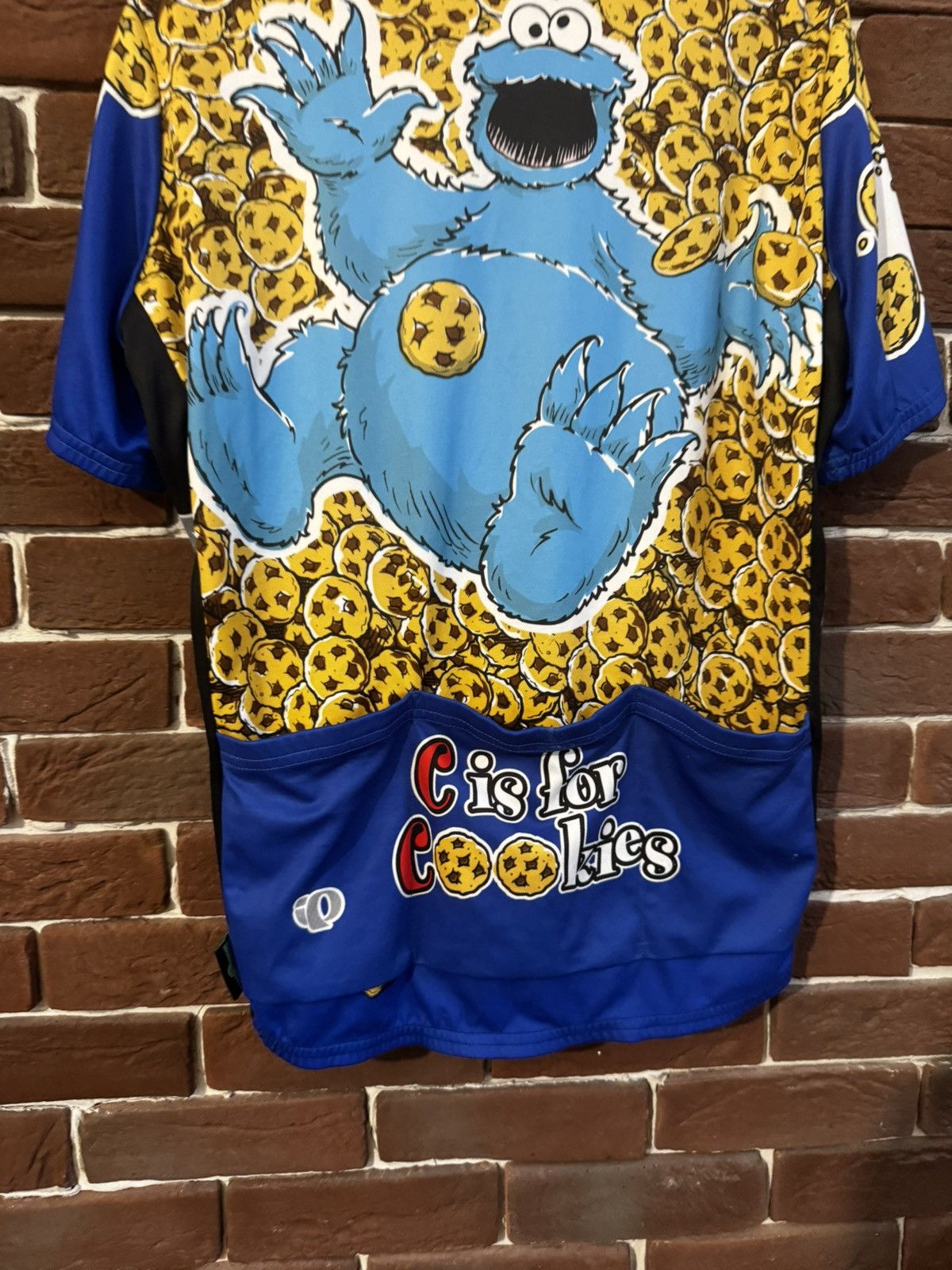 PEARL iZUMi Pearl Izumi Cookie Monster Vintage Bike Jersey Hype Street Size US L / EU 52-54 / 3 - 7 Thumbnail