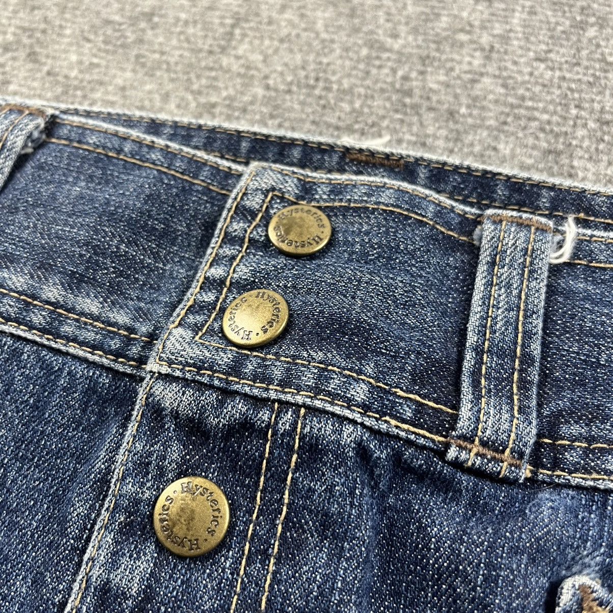 Hysteric Glamour × Vintage Vintage Hysteric Glamour Denim Mini Skirt Size 28" / US 6 / IT 42 - 4 Thumbnail