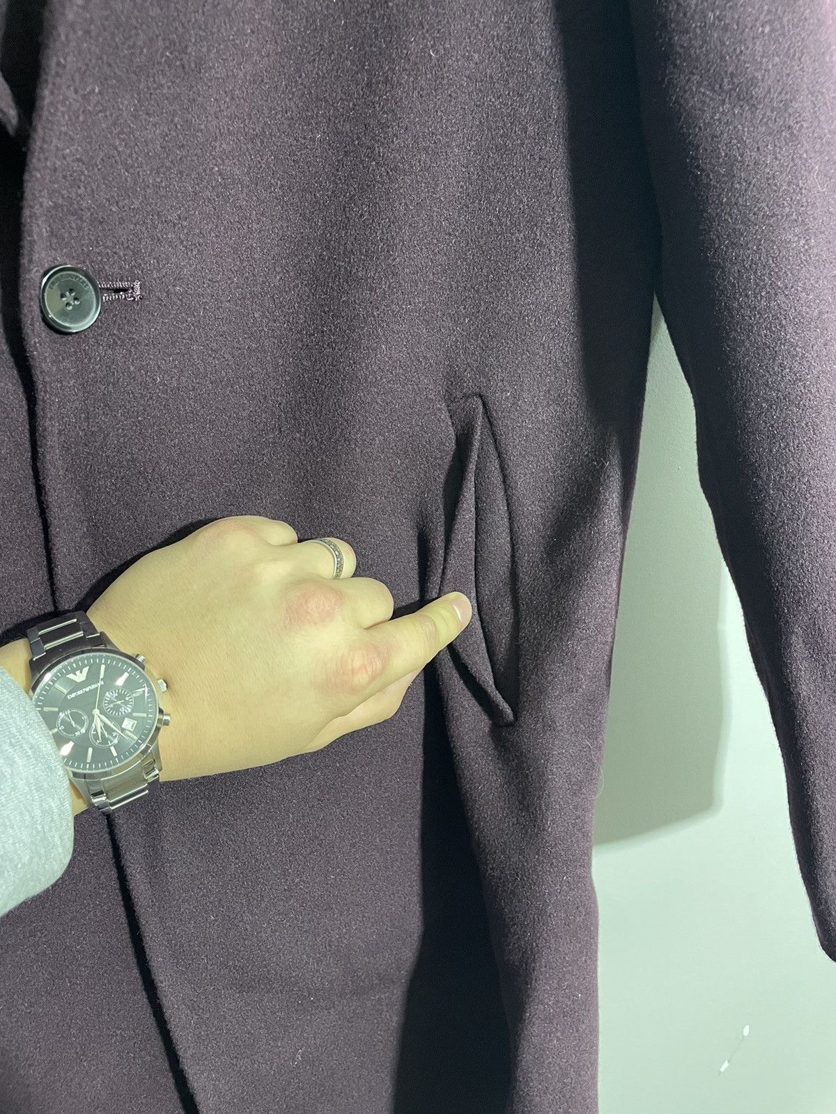 The Kooples The Kooples Burgundy Wool Coat Jacket size 44 Size M / US 6-8 / IT 42-44 - 9 Thumbnail