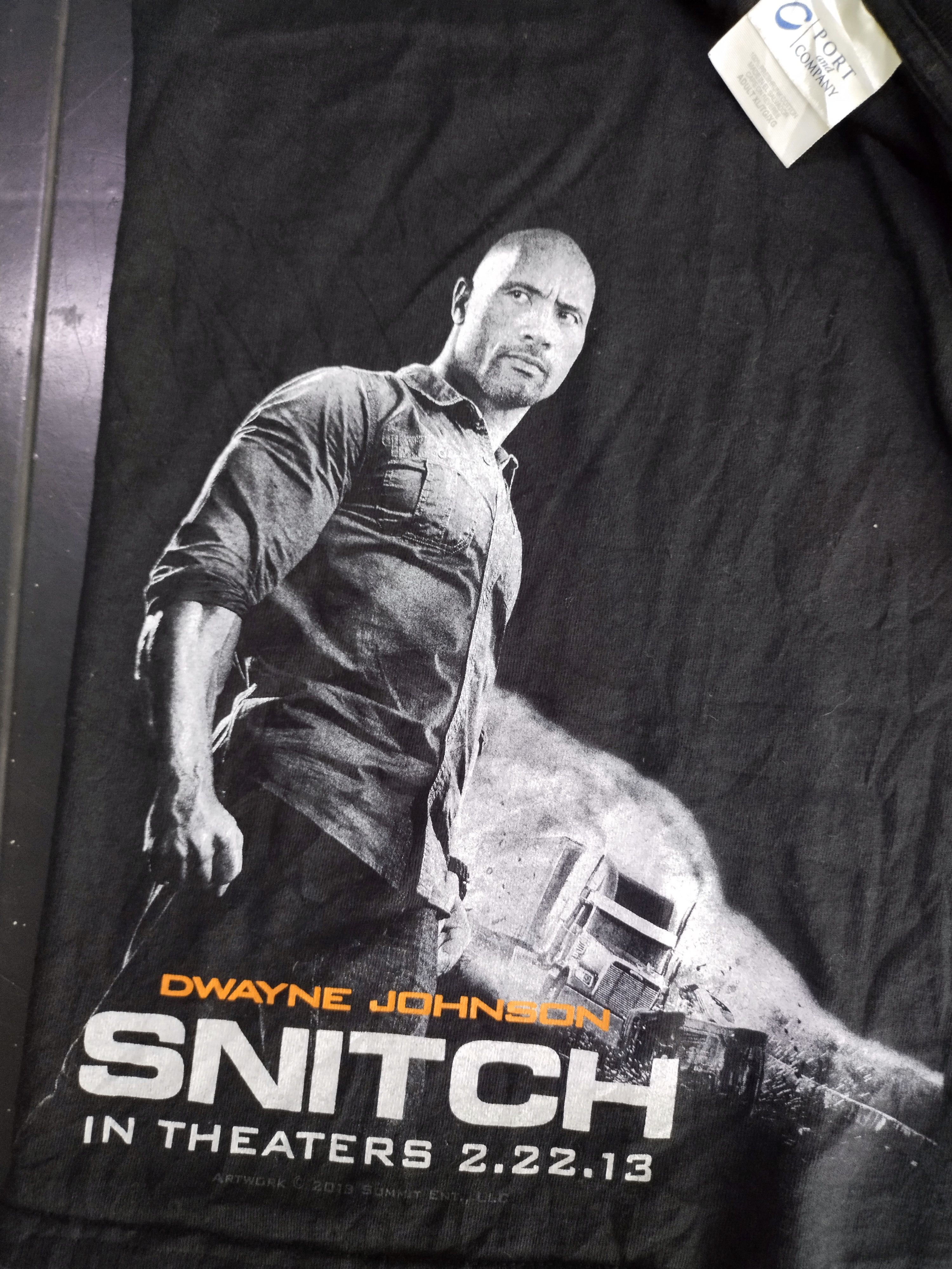 Vintage Vintage Promo Movie Theatars Snitch Promo Shirt Tee Size US XL / EU 56 / 4 - 2 Thumbnail