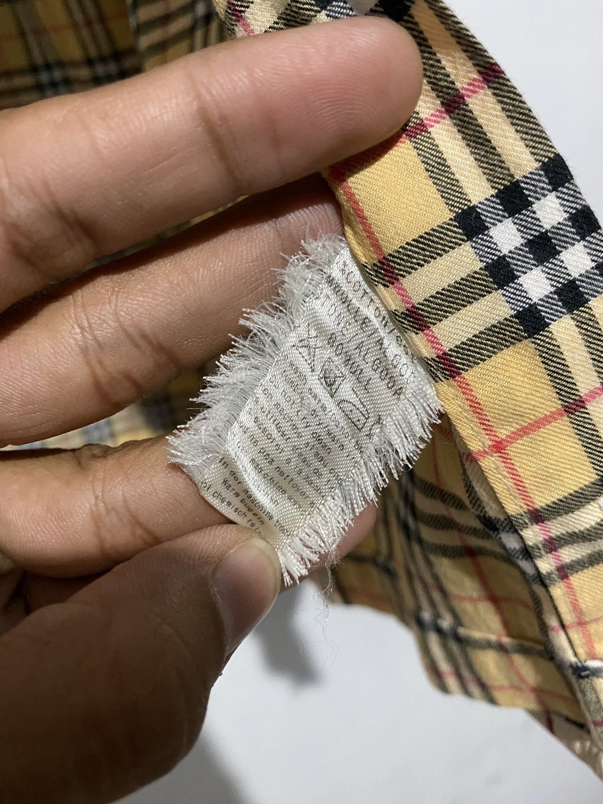 Burberry × Vintage 1 of 1 Vintage Burberry Nova Checker hybrid button ups Size US M / EU 48-50 / 2 - 7 Thumbnail