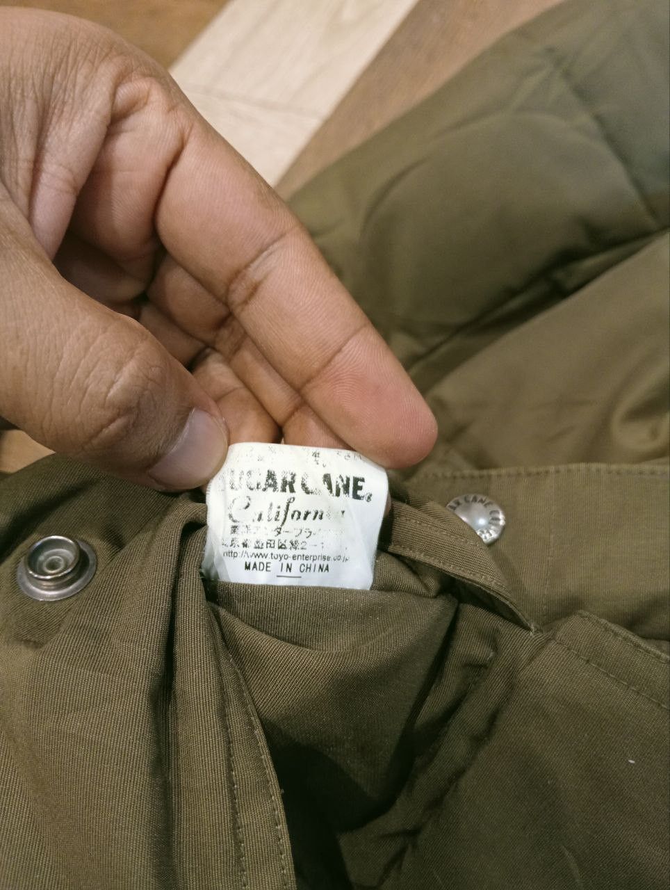 Sugar Cane SUGAR CANE PATCH DOWN JACKET - SIZE M Size US M / EU 48-50 / 2 - 12 Thumbnail