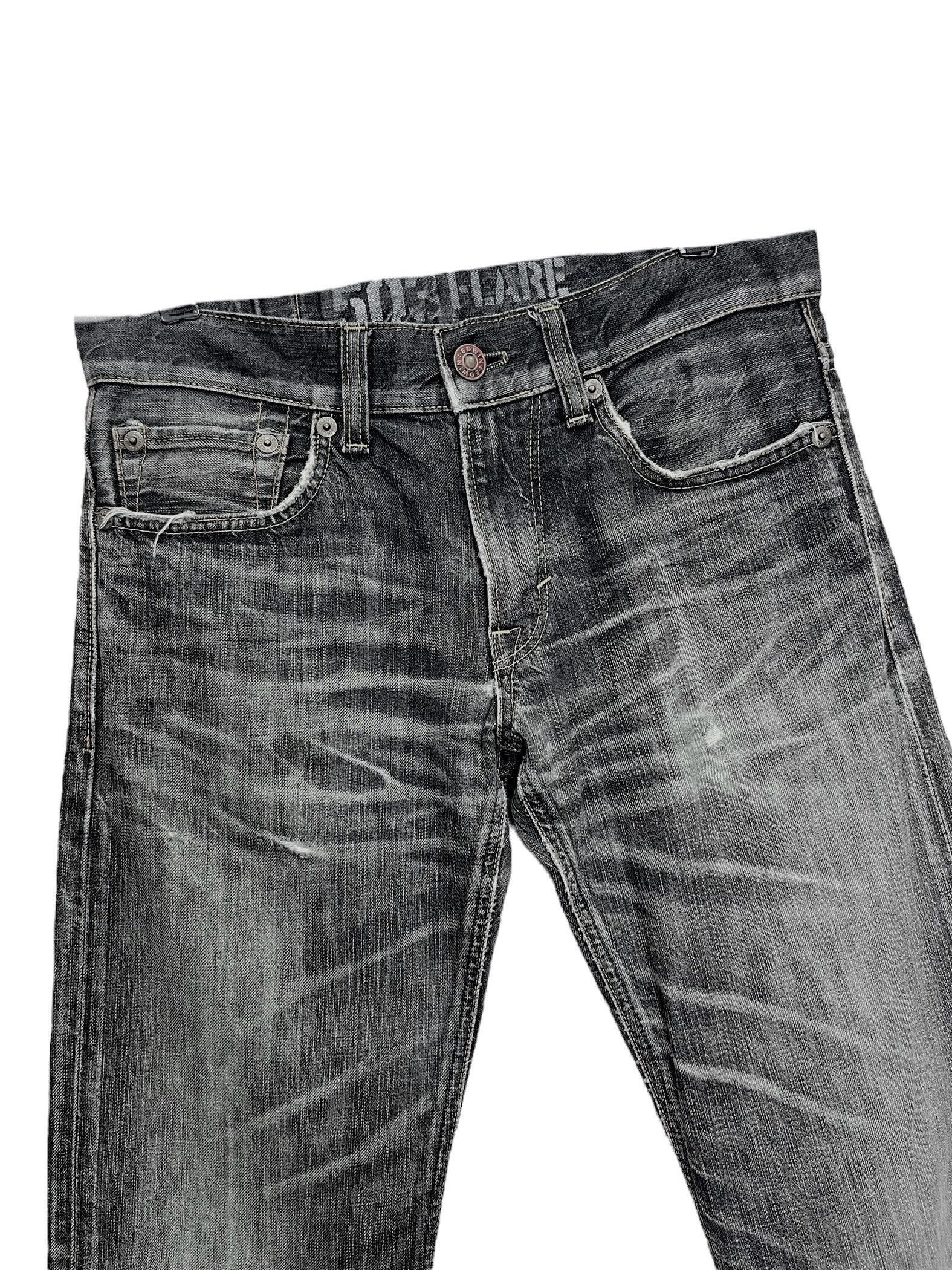 Edwin 🔥GRUNGE EDWIN FLARE Natural Ripped Faded Distressed Denim Size US 30 / EU 46 - 5 Thumbnail