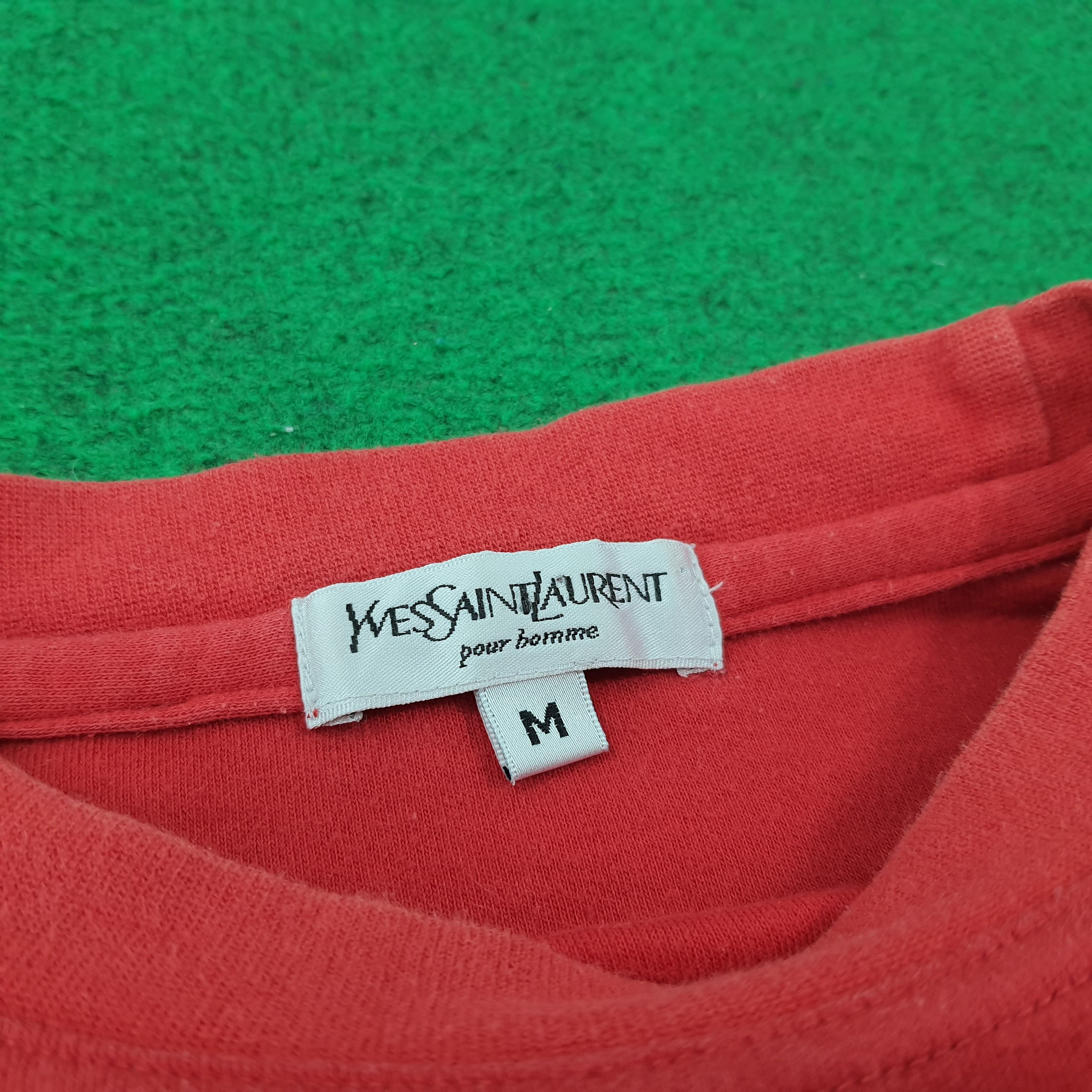 Yves Saint Laurent Vintage Yves Saint Laurent YSL Long Sleeve Tshirt C239N44 Size US L / EU 52-54 / 3 - 4 Thumbnail