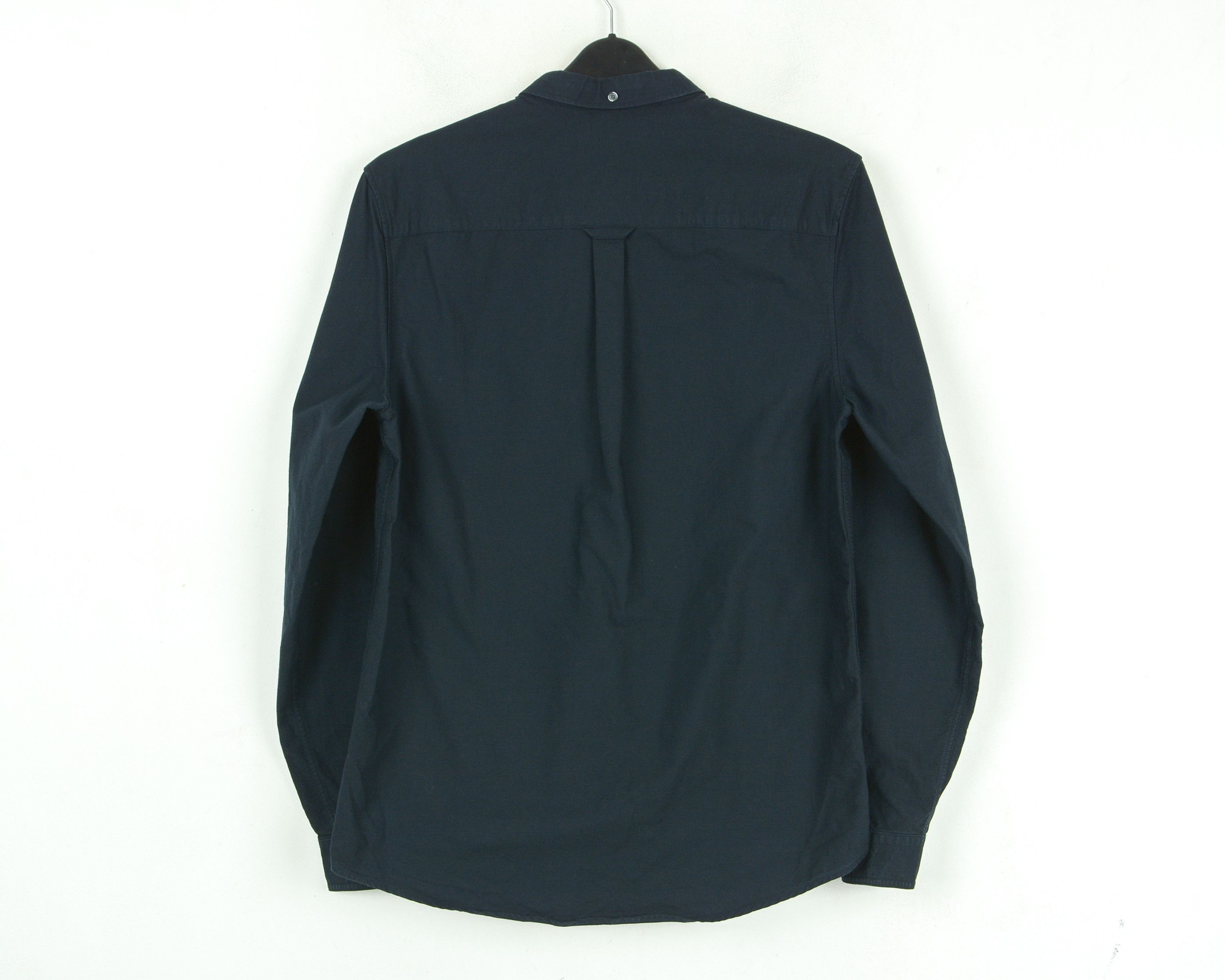 Lyle & Scott Button Up Shirt M Long Sleeved Formal Cotton Navy Blue Top Size US M / EU 48-50 / 2 - 6 Thumbnail