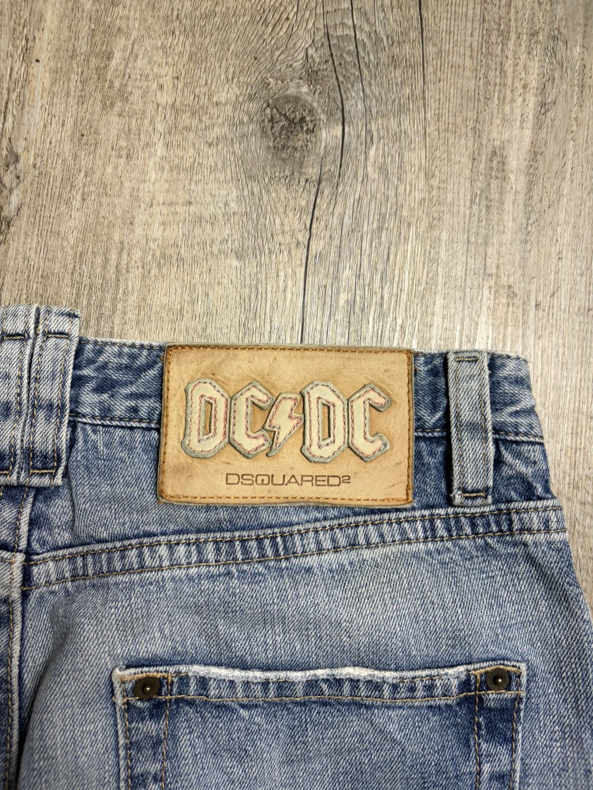 Dsquared2 2005 DSquared2 Fucker Baggy distressed Denim Jeans Italy Size US 30 / EU 46 - 9 Thumbnail