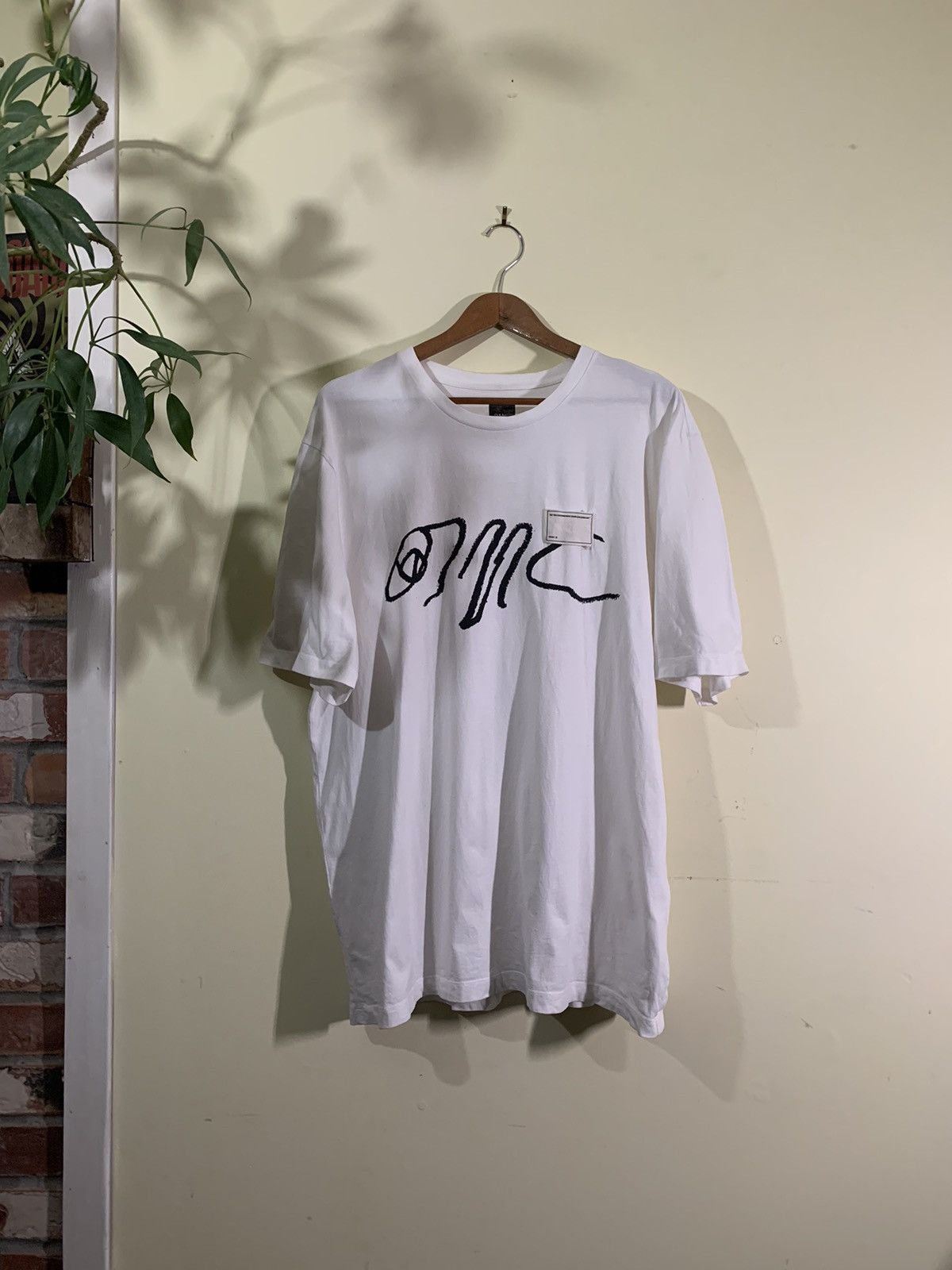 OAMC OAMC Spray Tee “Do you know where you children are?” Size US XL / EU 56 / 4 - 1 Thumbnail