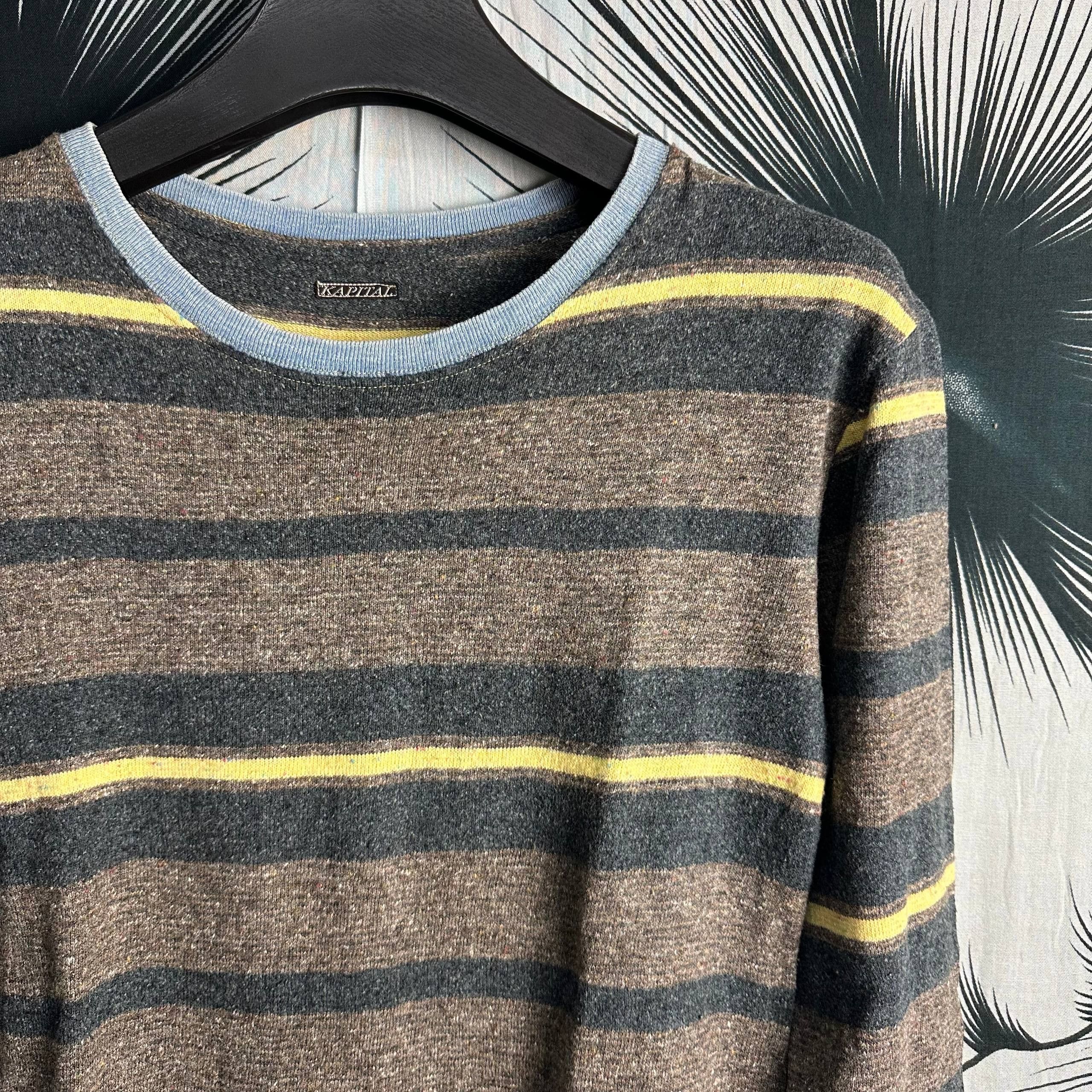 Kapital Archive Kapital Striped Long Sleeve Shirt Size US M / EU 48-50 / 2 - 3 Thumbnail