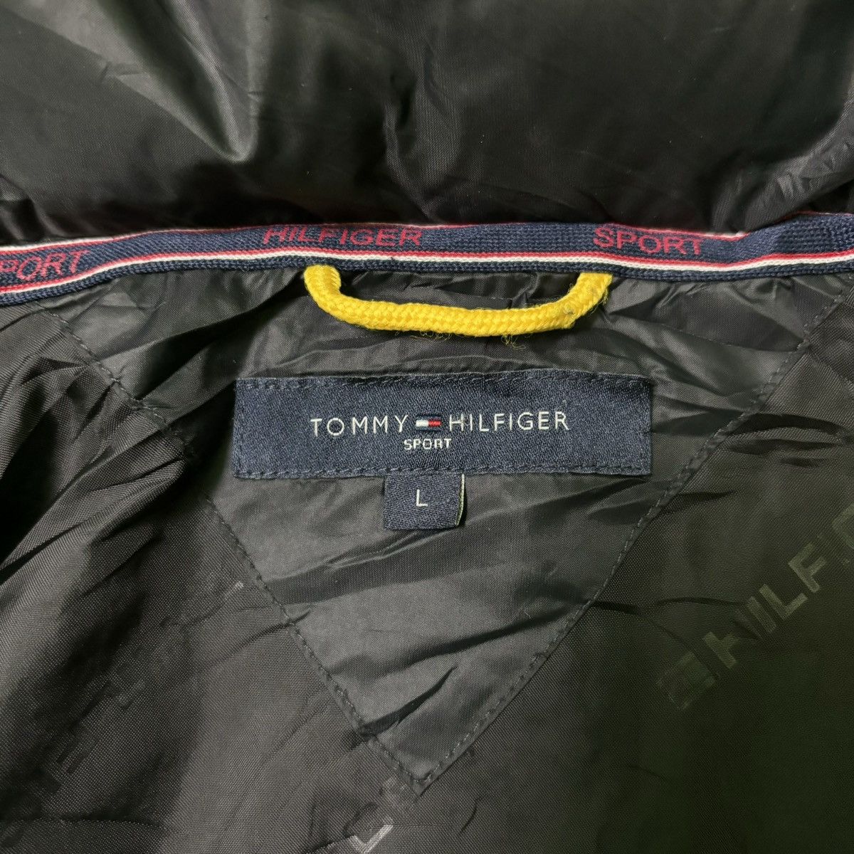 14th Addiction × If Six Was Nine × Le Grande Bleu (L.G.B.) Vintage Tommy Hilfiger fur Jacket down puffer LGB style Size US L / EU 52-54 / 3 - 23 Thumbnail