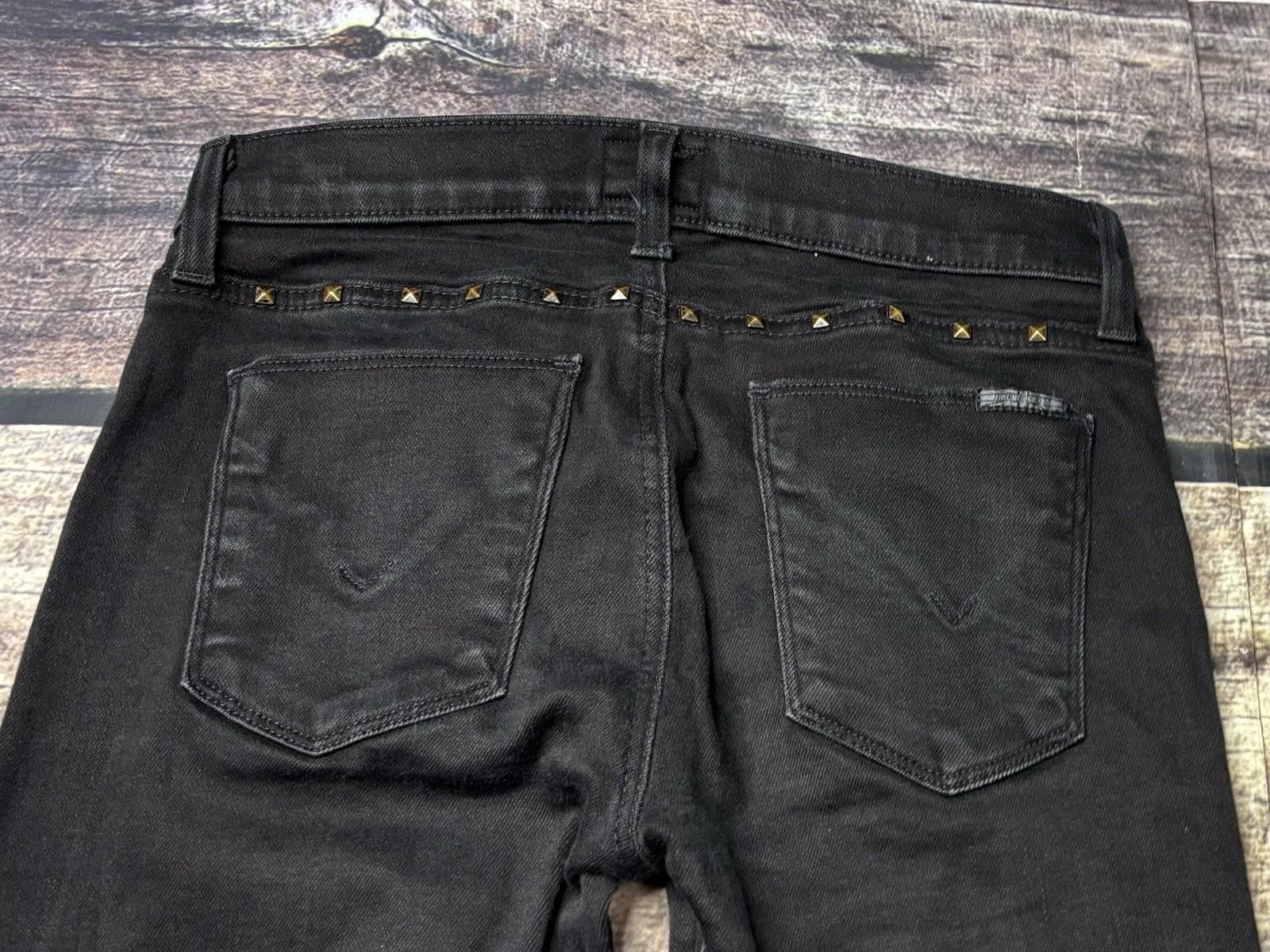 Hudson Hudson Jeans Womens 26x29 Studded Nico Midrise Skinny USA Size 26" / US 2 / IT 38 - 7 Thumbnail