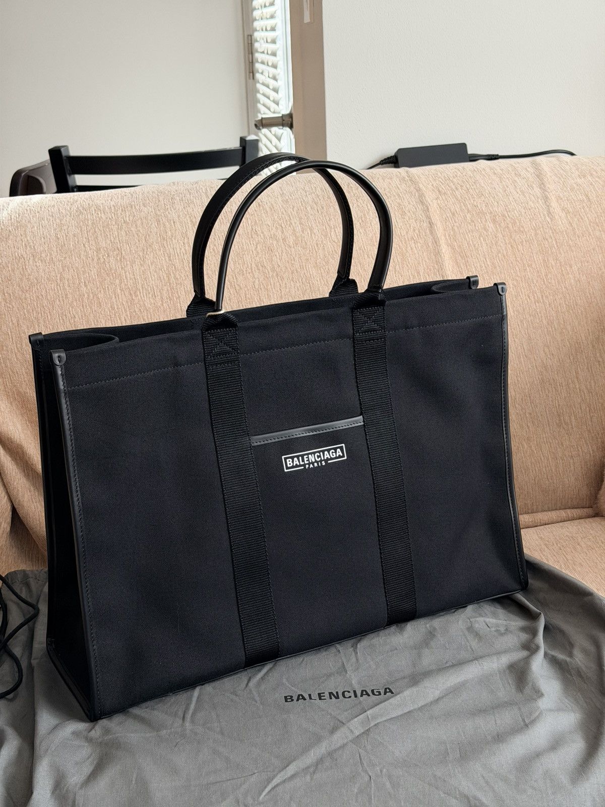 Balenciaga BALENCIAGA Neo Navy Large Tote Size ONE SIZE - 1 Thumbnail