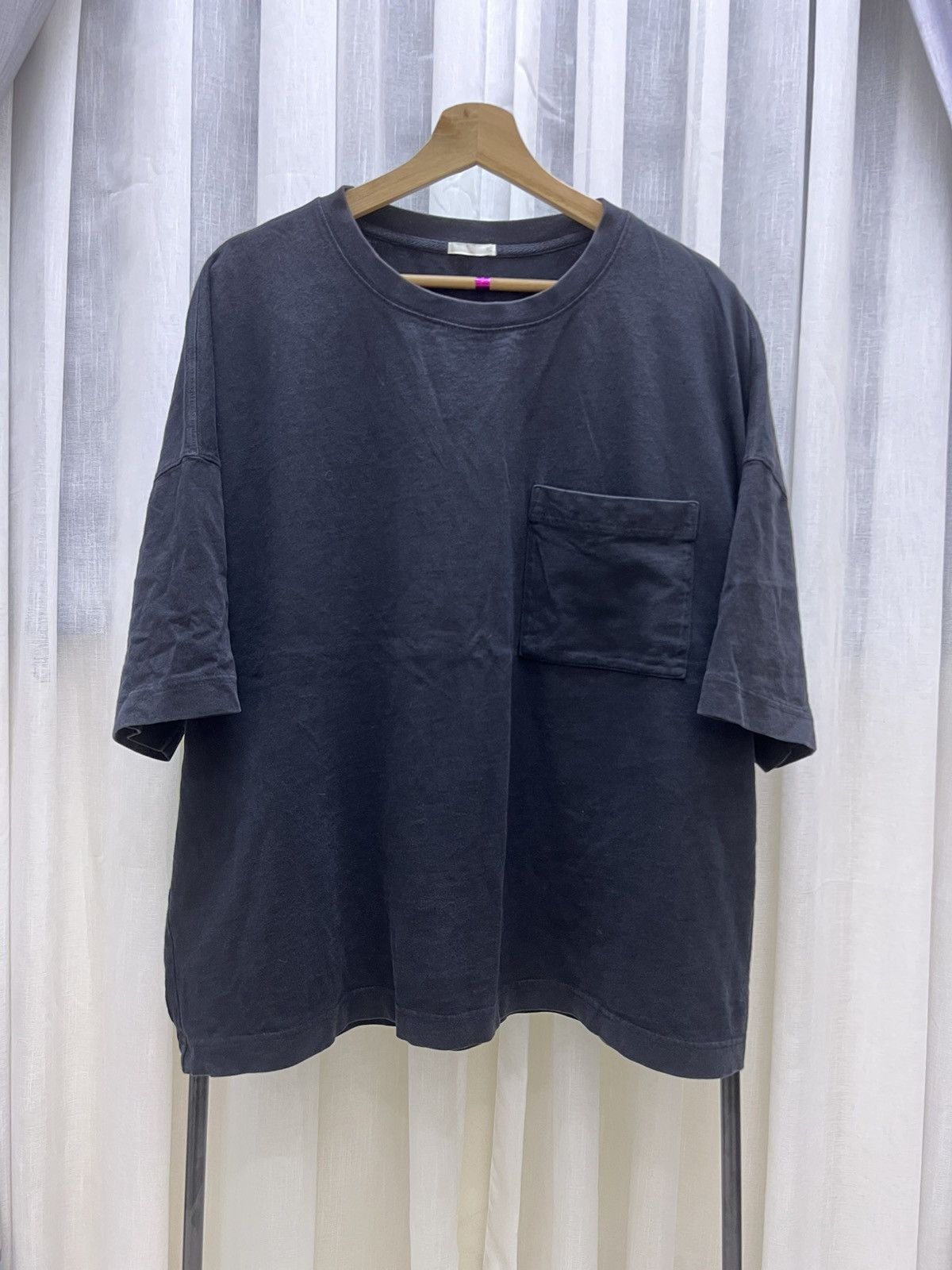 Thrashed Faded Japanese Brand GU Oversize Baggy Boxy tee