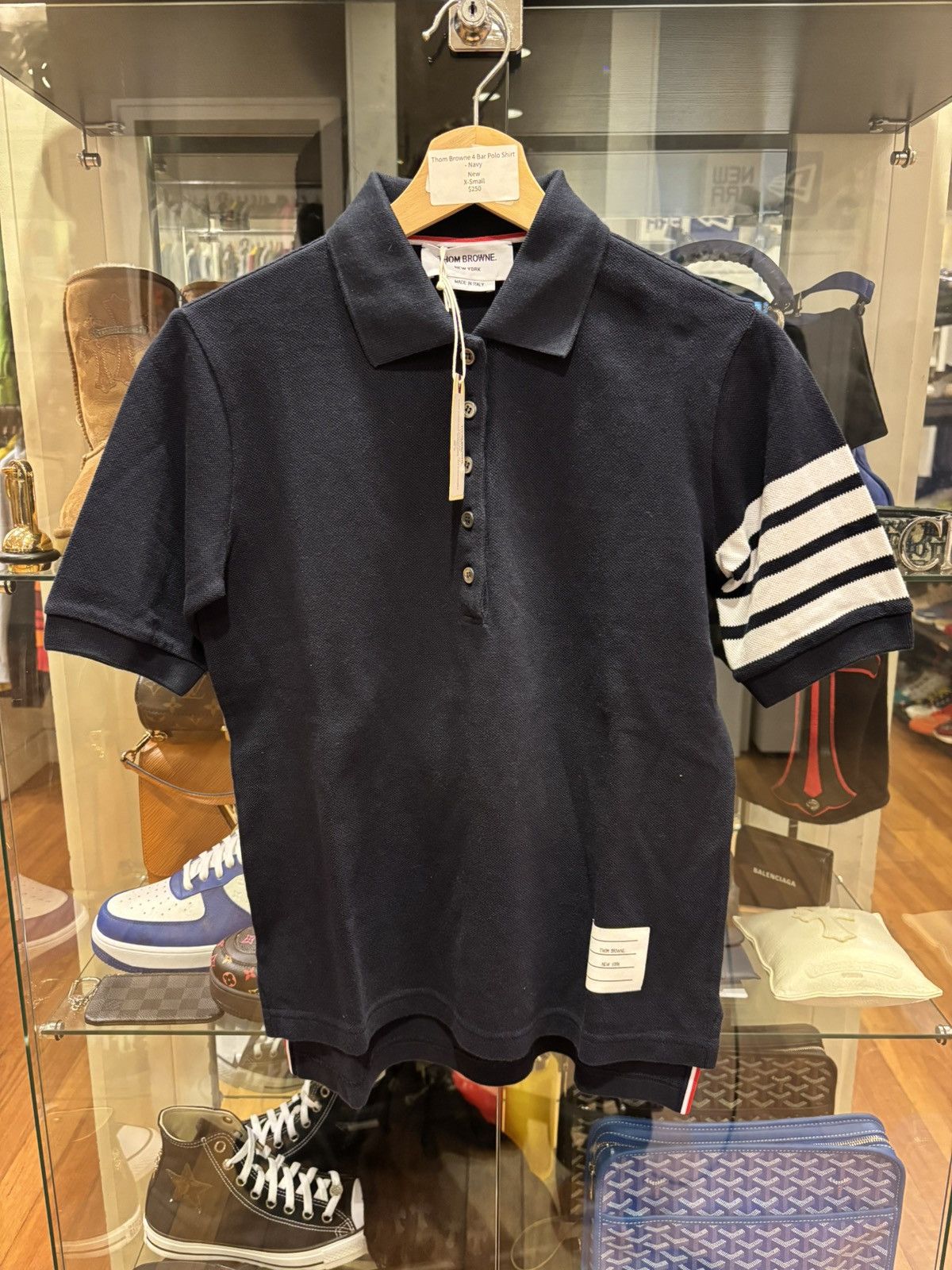 Thom Browne 4 Bar Polo Shirt