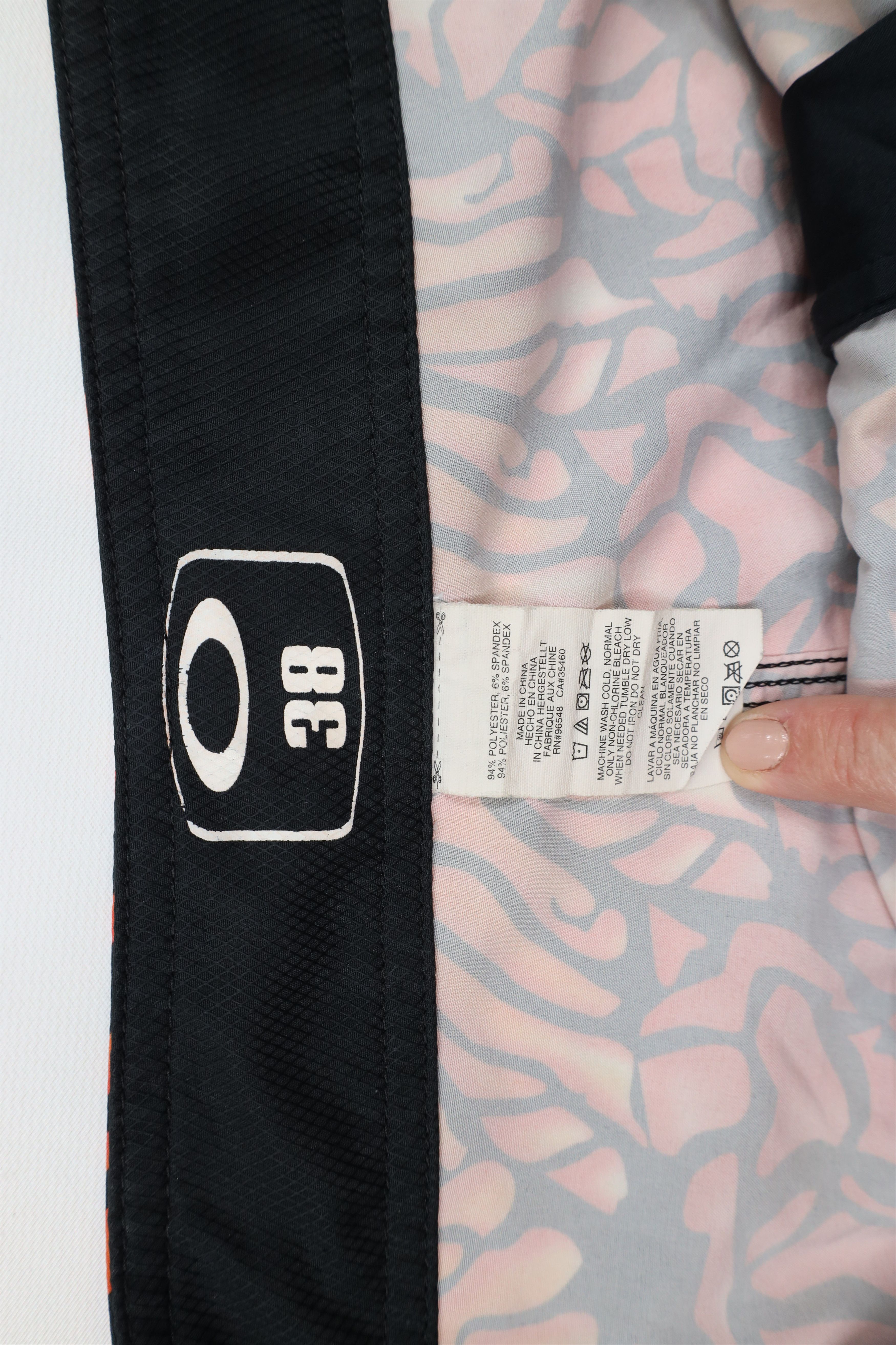 Oakley × Vintage Vintage Oakley Logo Abstract Hybrid Board Shorts Swim Trunks Size US 38 / EU 54 - 6 Thumbnail