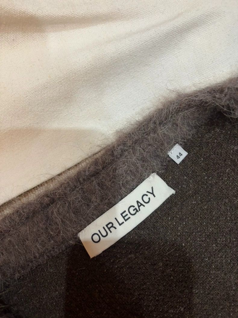 Our Legacy our legacy size 44 Fw23 horsehair wool blend loose V-neck Size US S / EU 44-46 / 1 - 7 Thumbnail