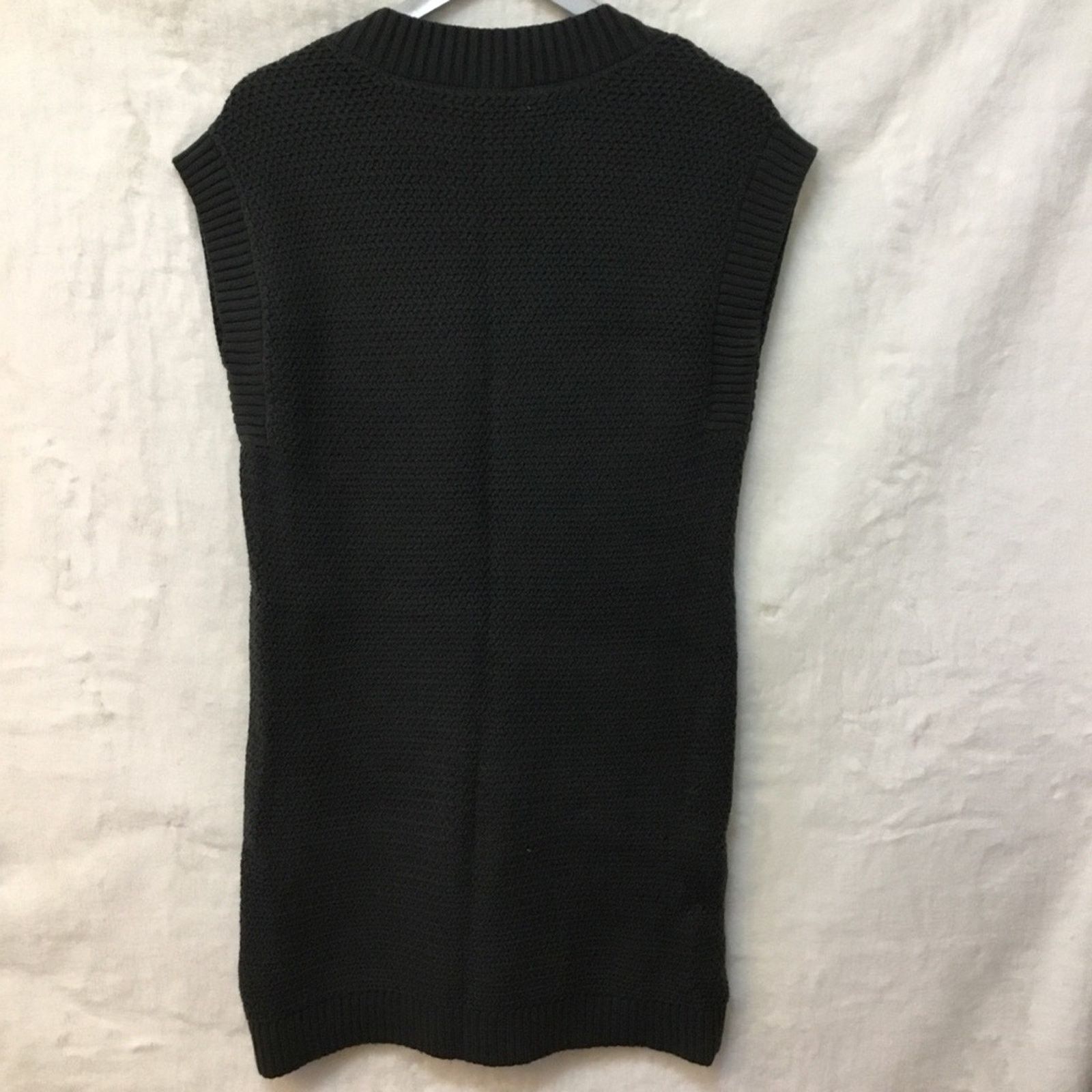 Other UpWest Dark Gray V-Neck Sweater Dress Size M / US 6-8 / IT 42-44 - 7 Thumbnail