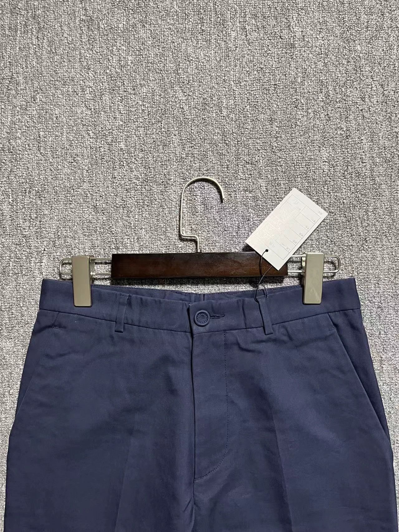Dior Dior Men's 23FW Straight Cuffed CD Embroidered Navy Pants 44 Size US 29 - 3 Thumbnail