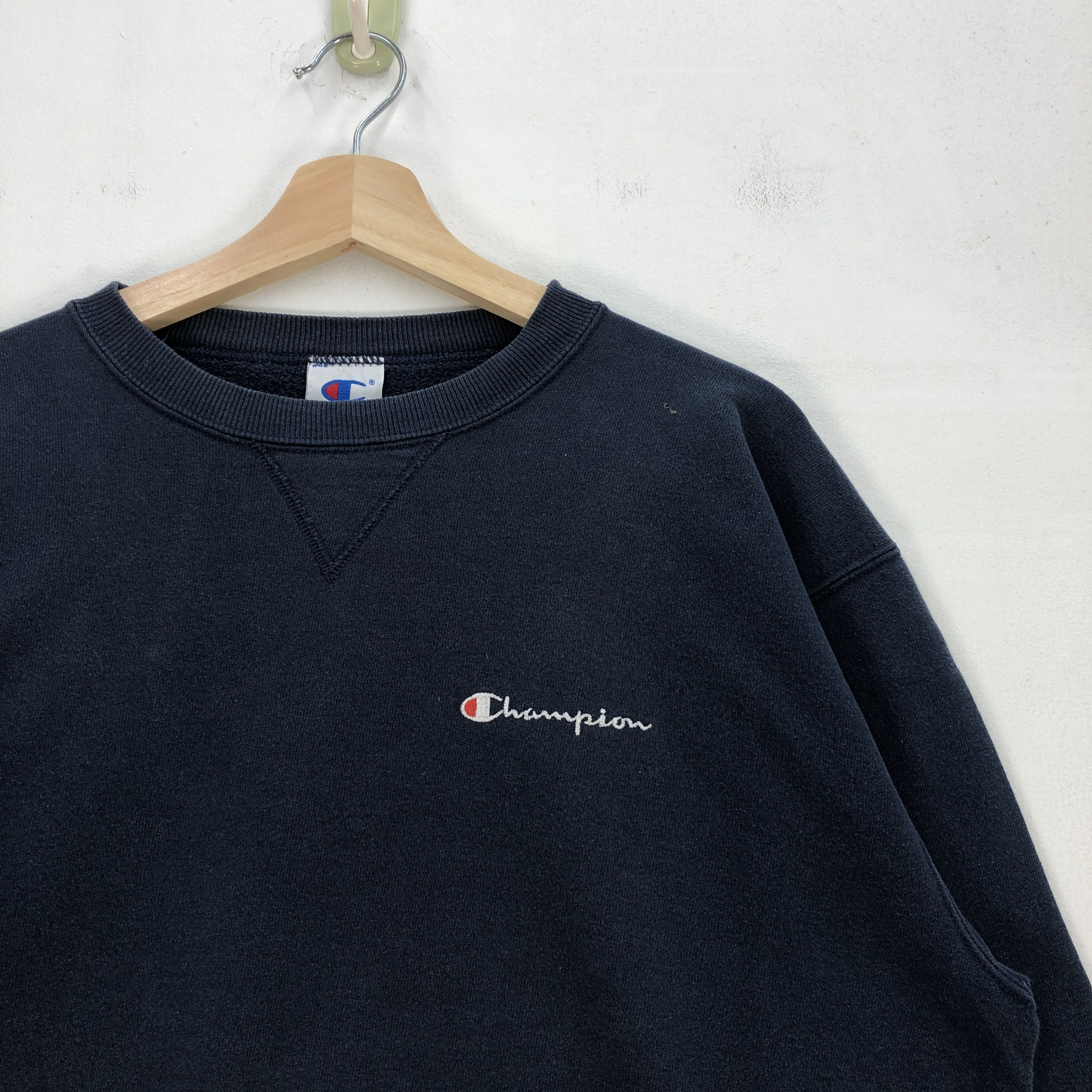 Champion Vintage 90s Champion Sweater Champion Sweatshirt Jumper Size US L / EU 52-54 / 3 - 3 Thumbnail