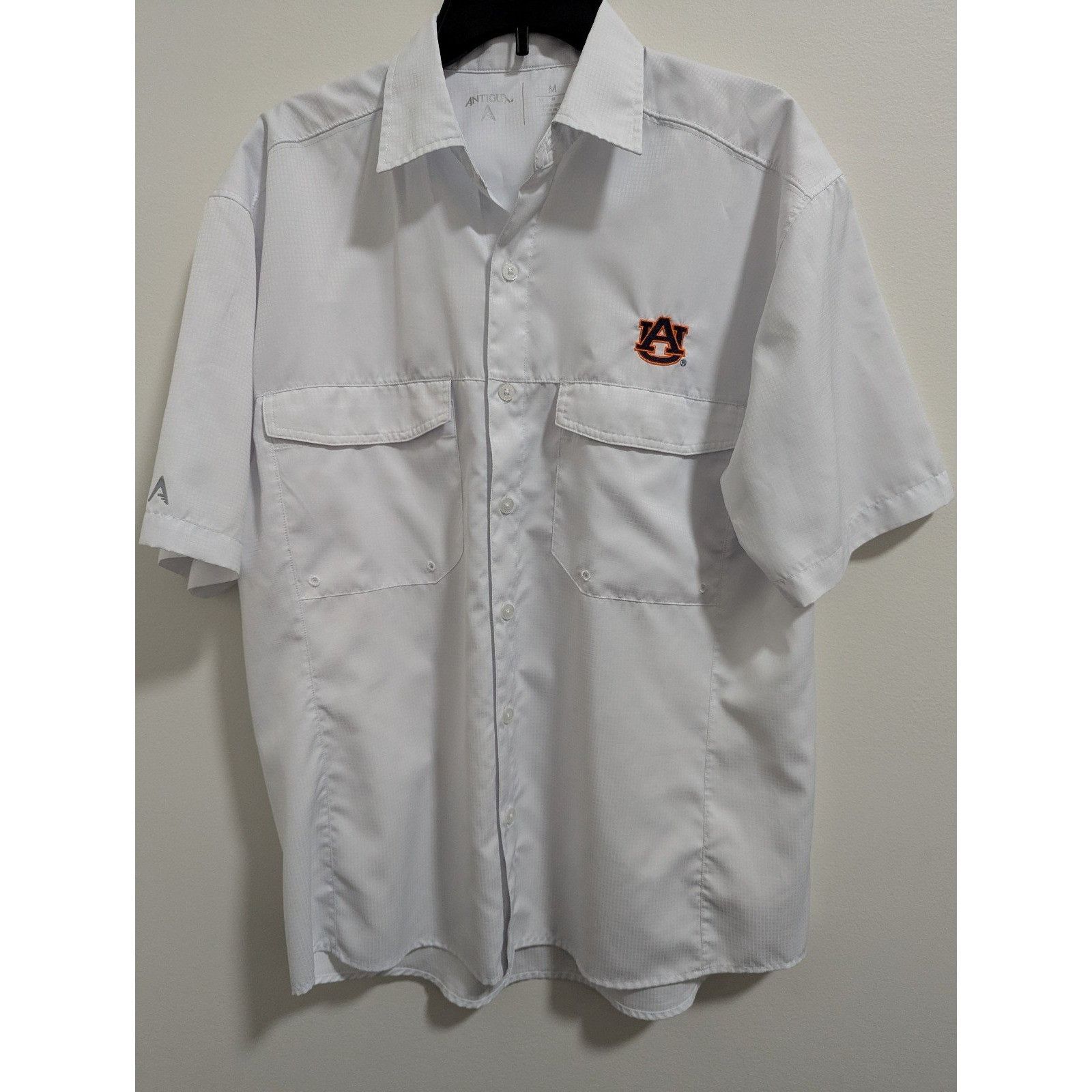 Other Auburn Tigers Shirt Mens M Antigua White Button Up Short Sle Size US M / EU 48-50 / 2 - 1 Thumbnail