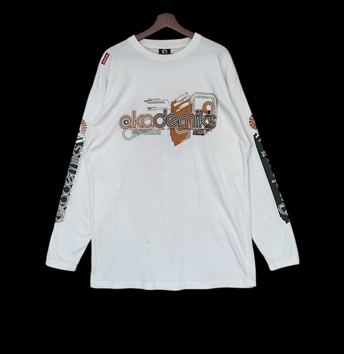 Akademiks × Vintage Vintage Brand Akademiks Baggy T-shirt 2000s Size US XL / EU 56 / 4 - 1 Thumbnail