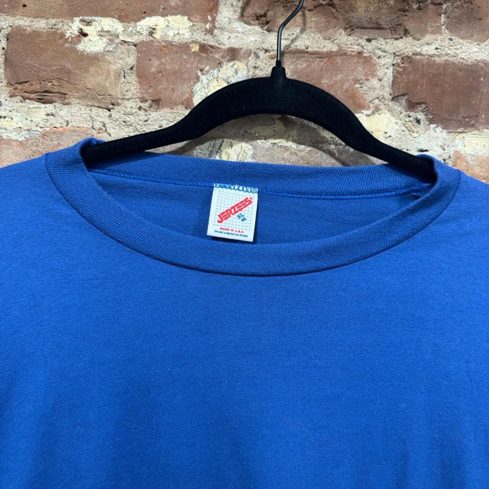 Jerzees 1980S JERZEES OH NO 40 T-SHIRT Size US XL / EU 56 / 4 - 5 Thumbnail
