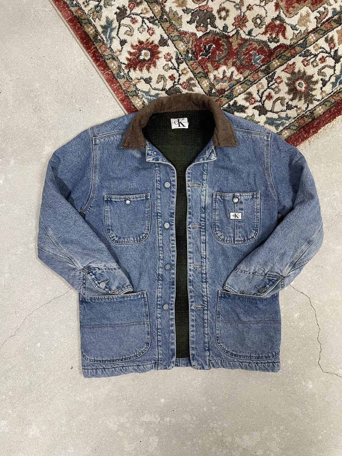 Calvin Klein × Vintage Vintage Calvin Klein denim jacket jeans coach Size US L / EU 52-54 / 3 - 4 Thumbnail