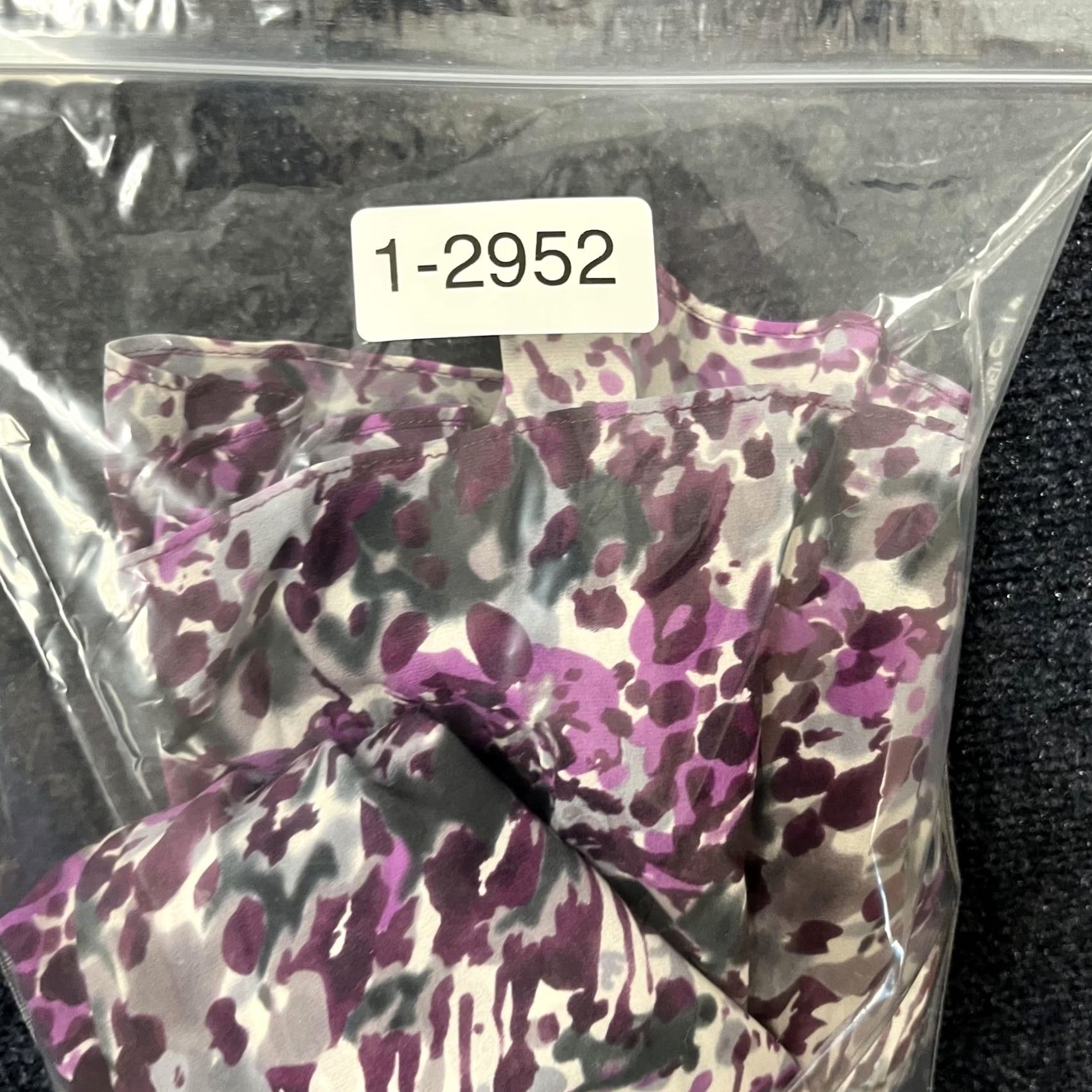 Vintage TH by Thrive Blouse Womens M Purple Floral Cowl Neck Ruffle Peplum Top Size M / US 6-8 / IT 42-44 - 5 Thumbnail