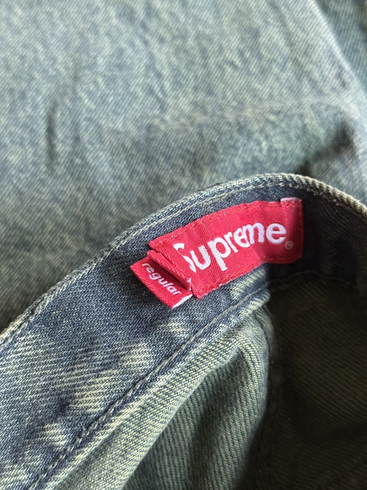 Supreme Supreme Regular Jean 'Overdyed Green' SS2023 Size US 30 / EU 46 - 5 Thumbnail