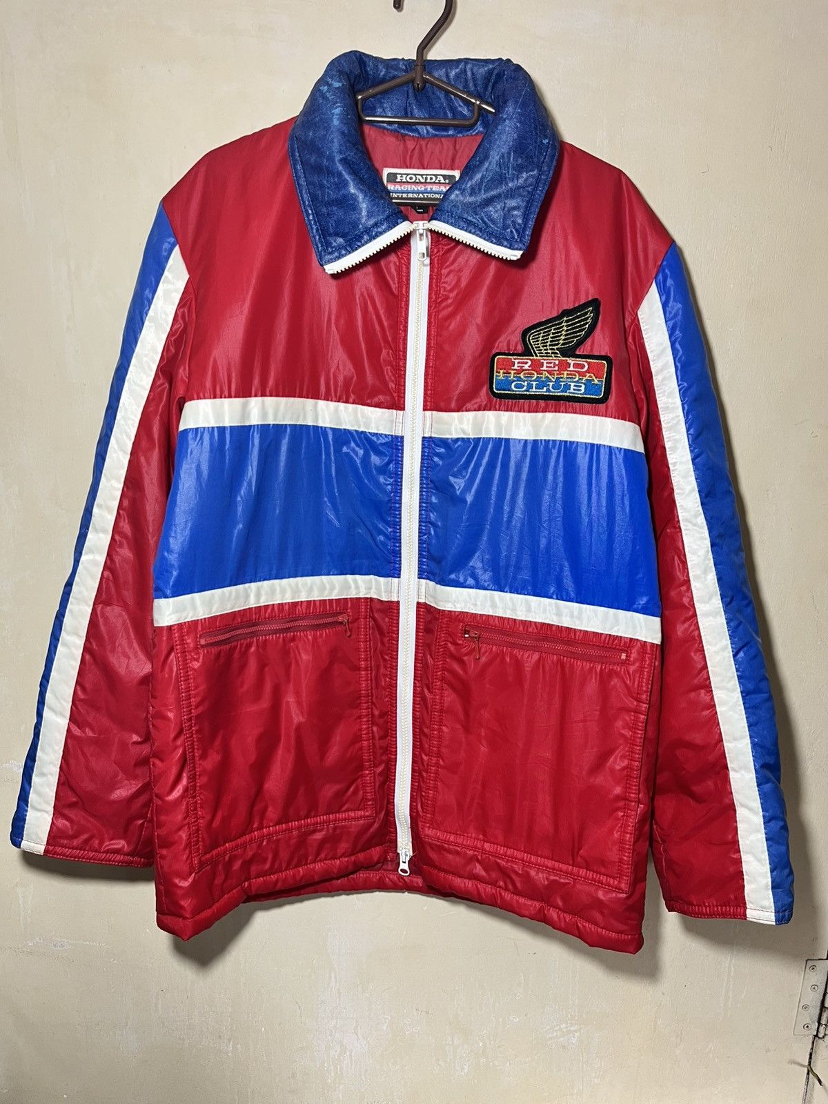 Honda Vintage Red Honda Club Jacket Size US L / EU 52-54 / 3 - 1 Thumbnail