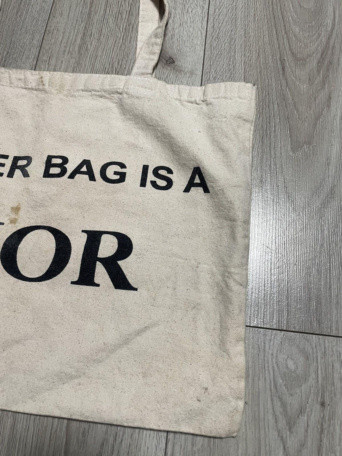 Vintage Vintage “My other bag is a Dior” parody tote bag hype Size ONE SIZE - 2 Thumbnail