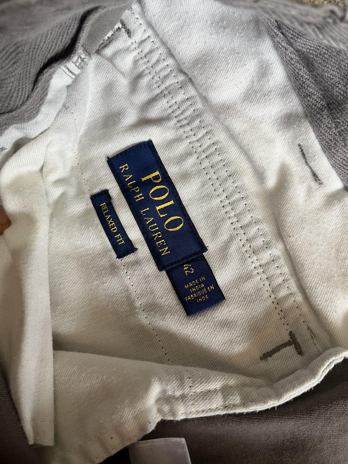 Polo Ralph Lauren POLO RALPH LAUREN COTTON CARGO SHORTS GREY 42 Size US 42 / EU 58 - 2 Thumbnail