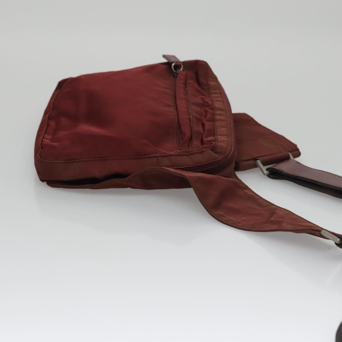 Prada PRADA Shoulder Bag Nylon Red Silver Size ONE SIZE - 3 Thumbnail