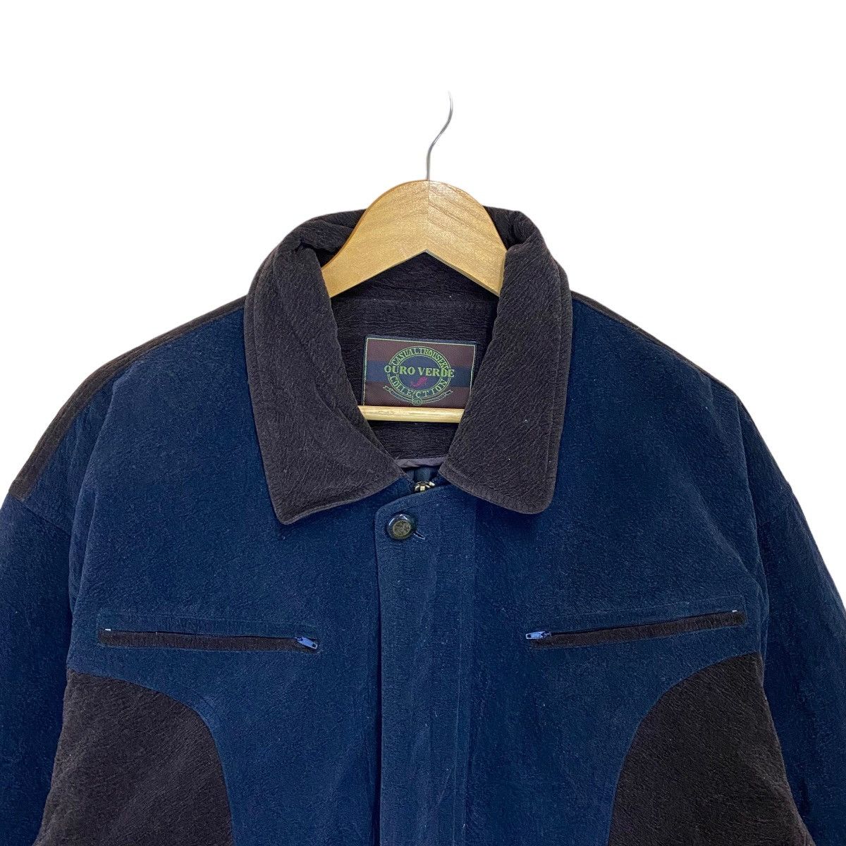 Issey Miyake × Japanese Brand JAPANASE OURO VERDE COLLECTION RAYON BOMBER JACKET Size US L / EU 52-54 / 3 - 4 Thumbnail