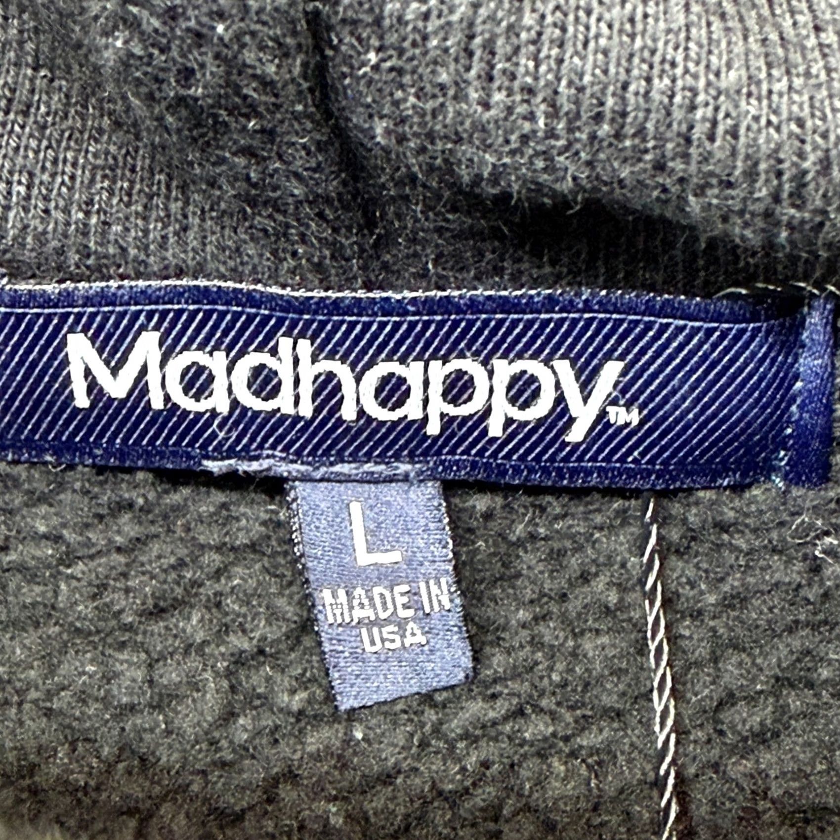 Madhappy Madhappy Mens Black Cat Graphic Hoodie Sweatshirt Large Made in USA 100% Cotton Size US L / EU 52-54 / 3 - 5 Thumbnail