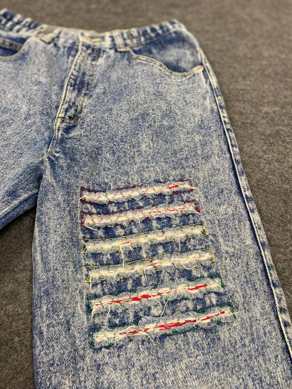 Japanese Brand vintage japanese brands shashiko denim distressed highwaist Size US 28 / EU 44 - 9 Thumbnail
