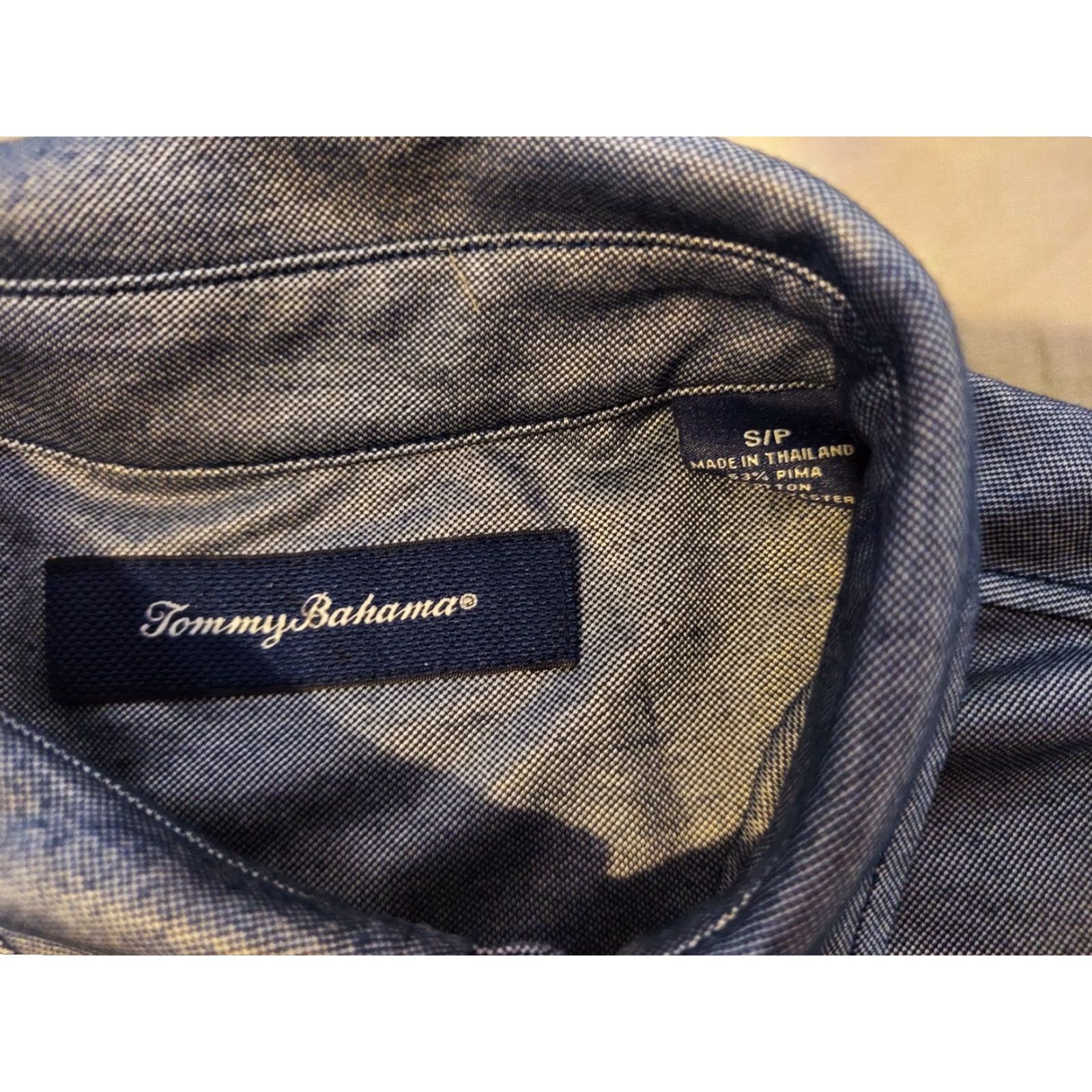 Tommy Bahama VINTAGE Tommy Bahama Polo Shirt Women S Small Blue Cotton Polo Shirt Women S Blue Cotton Size S / US 4 / IT 40 - 5 Thumbnail