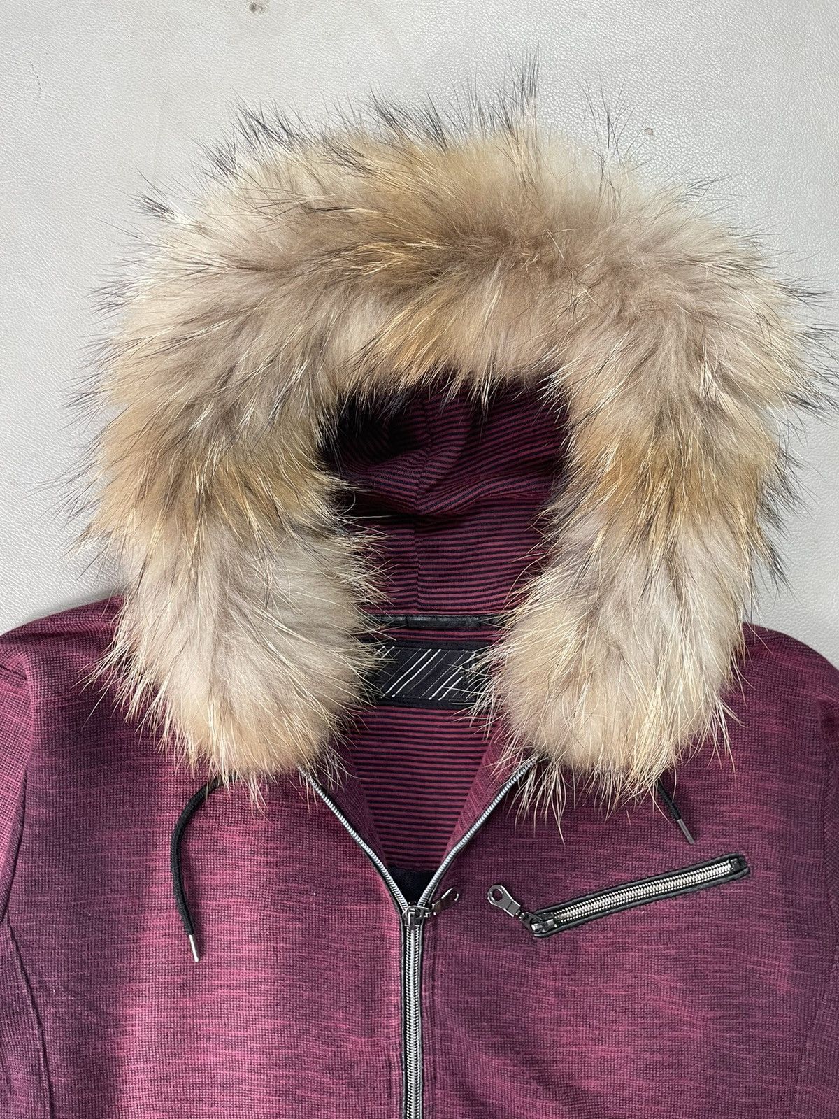 Le Grande Bleu (L.G.B.) Japanese Distressed Faux fur zip hoodie Lgb ifsix kmri style Size US L / EU 52-54 / 3 - 4 Thumbnail