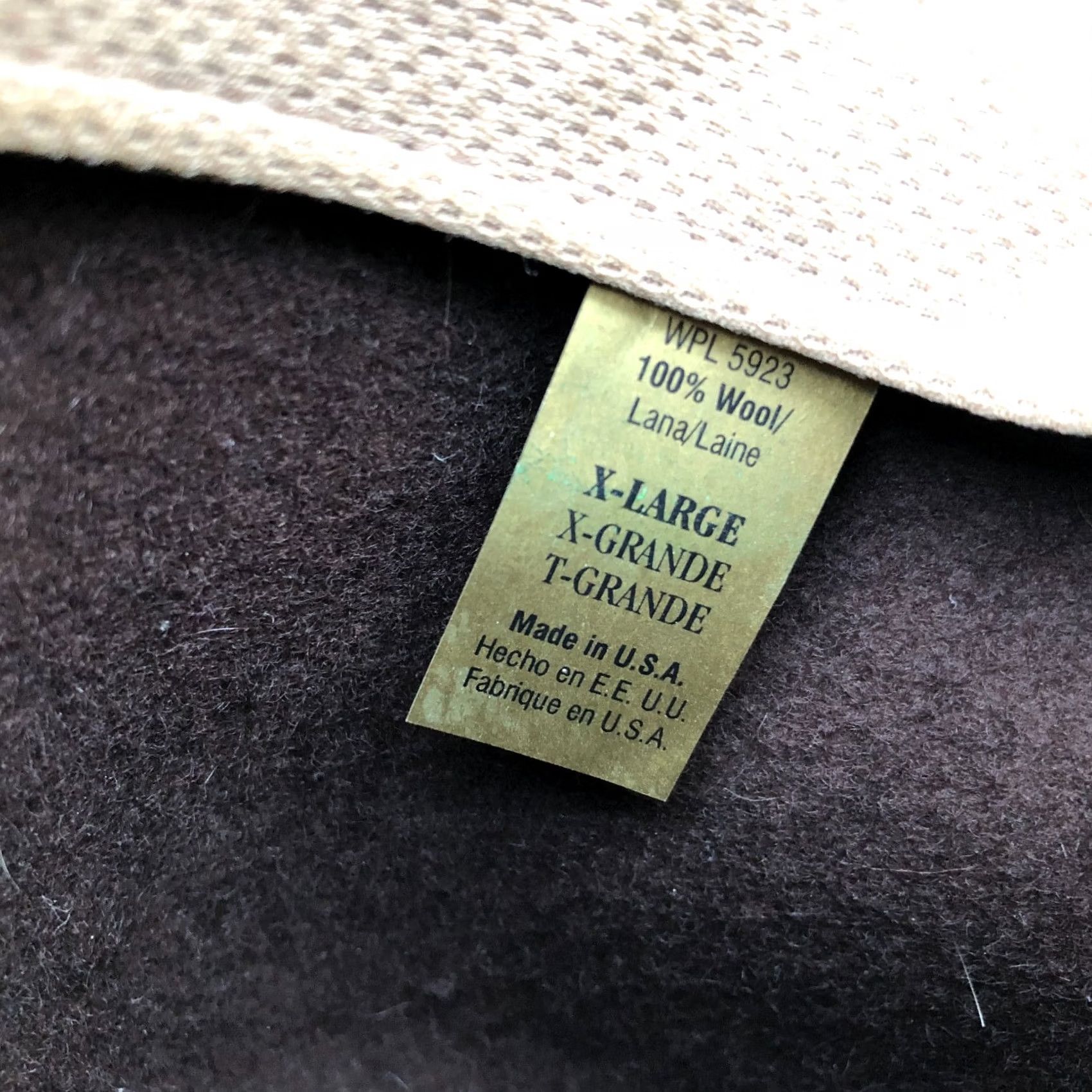 Bailey 44 VINTAGE Bailey Hat Mens XL Brown Chisholm Cowboy Men Wool Felt WPL5923 Cap Size ONE SIZE - 5 Thumbnail