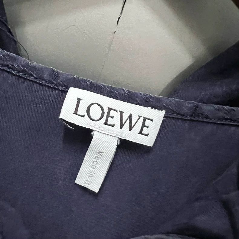 Loewe LOEWE Dark blue hoodie with logo Size XS / US 0-2 / IT 36-38 - 3 Thumbnail